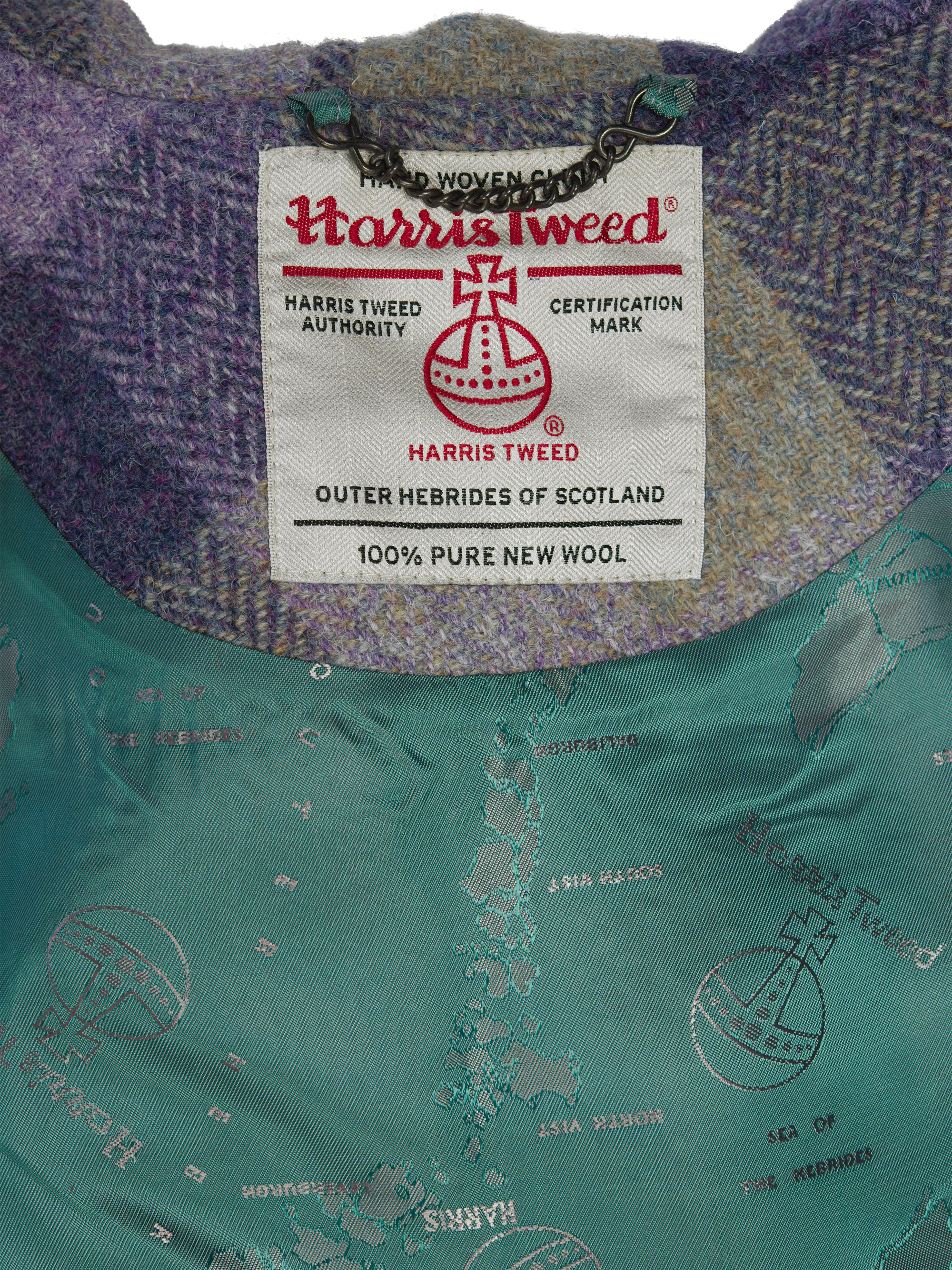 Harris Tweed Ladies Hooded Cape - HB156 - Image 7