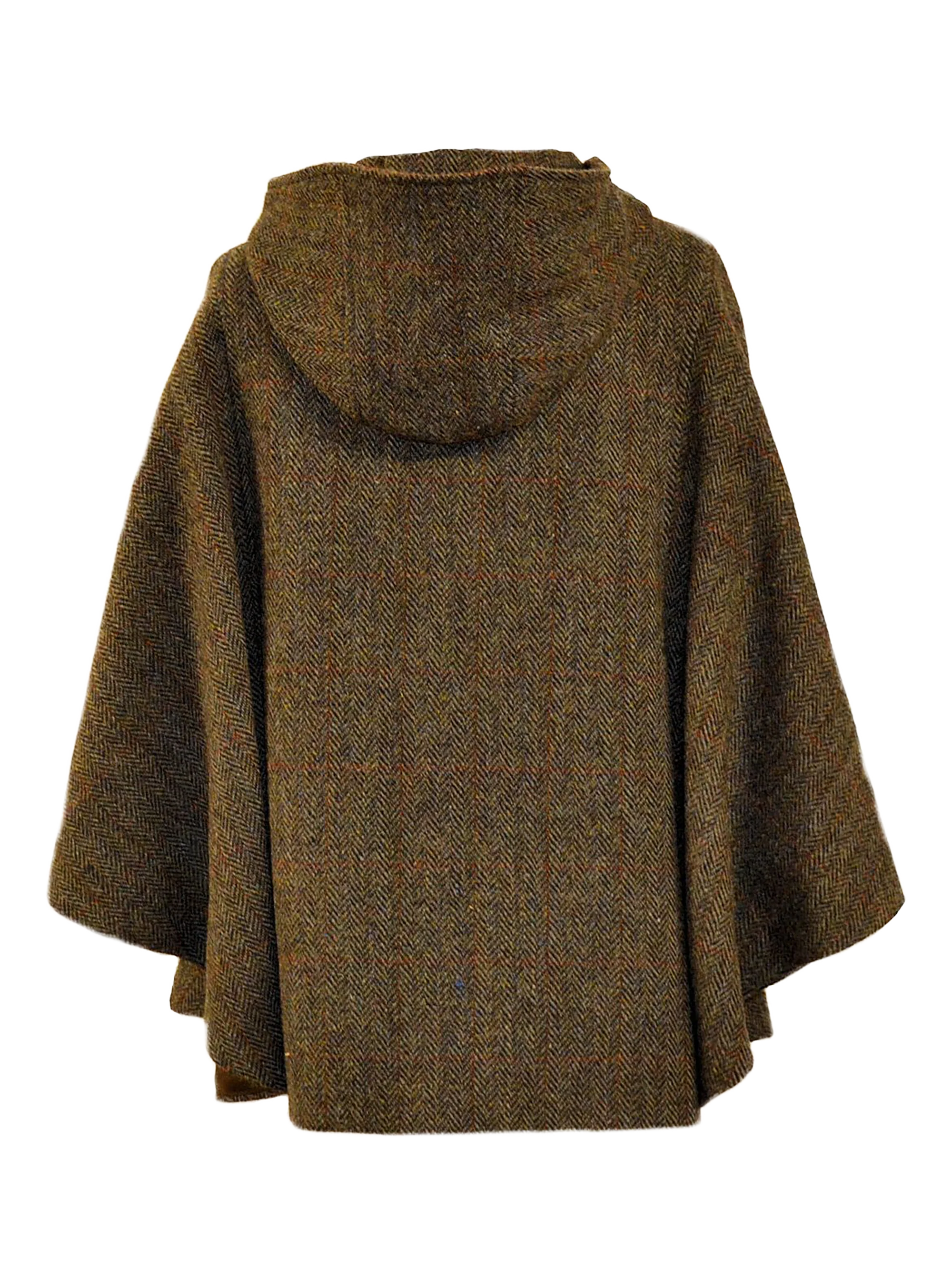Harris Tweed Ladies Hooded Cape - HB40 - Image 2