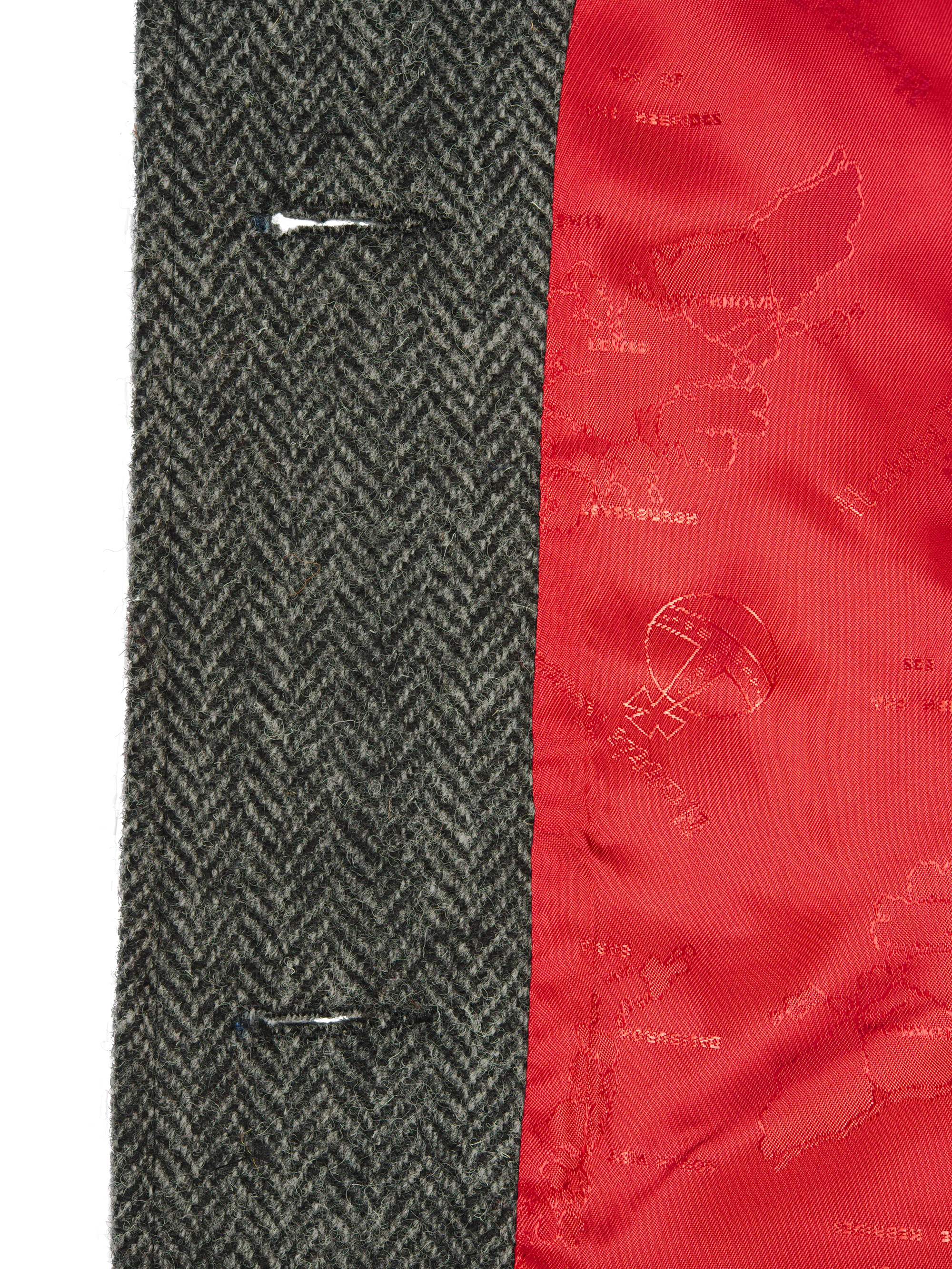 Harris Tweed Ladies Hooded Cape - HB64 Black/Grey Herringbone - Image 7