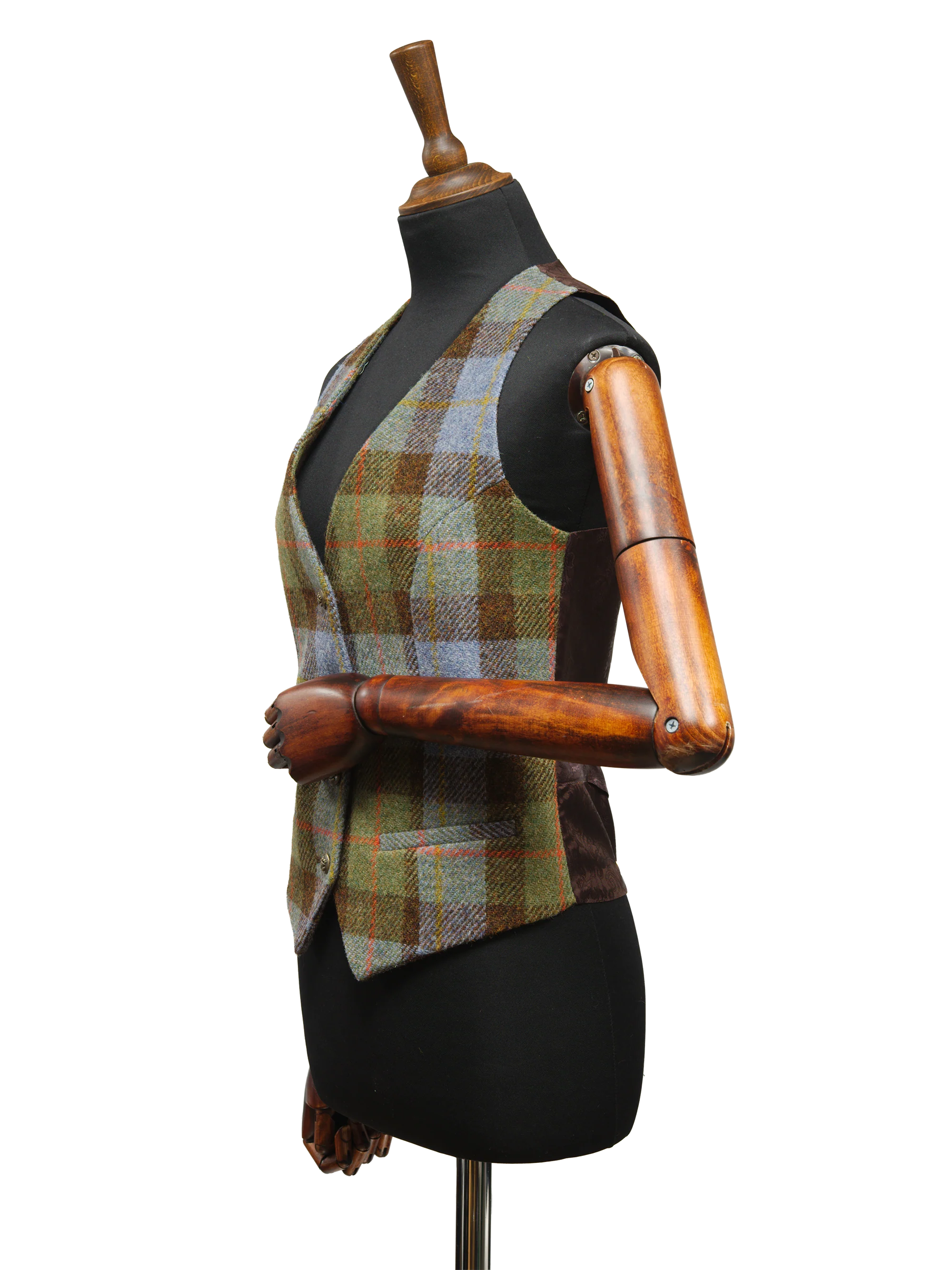 Harris Tweed Ladies Janet Waistcoat - A017 - Image 3