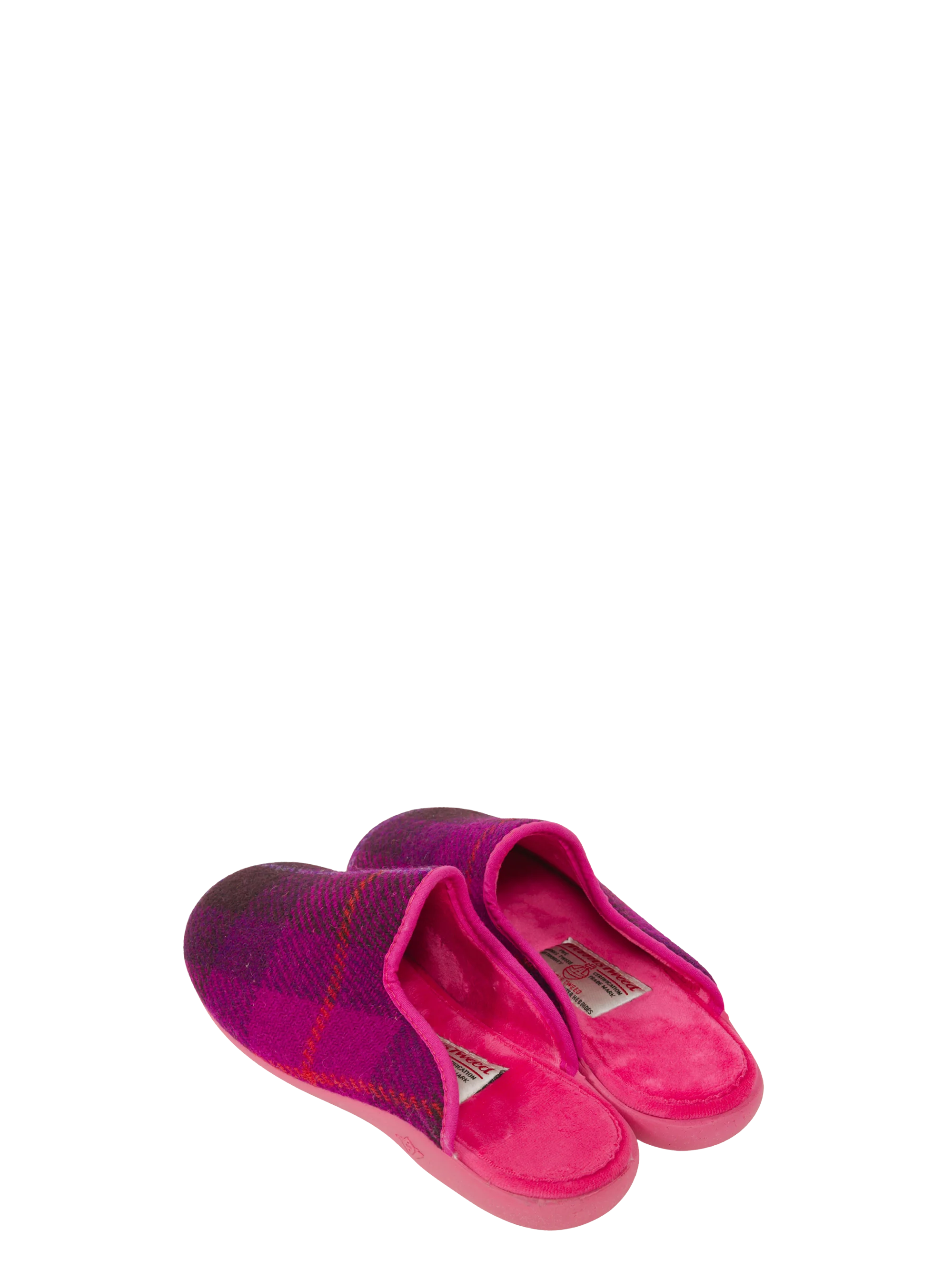 Harris Tweed Ladies Slippers - A032 - Image 2