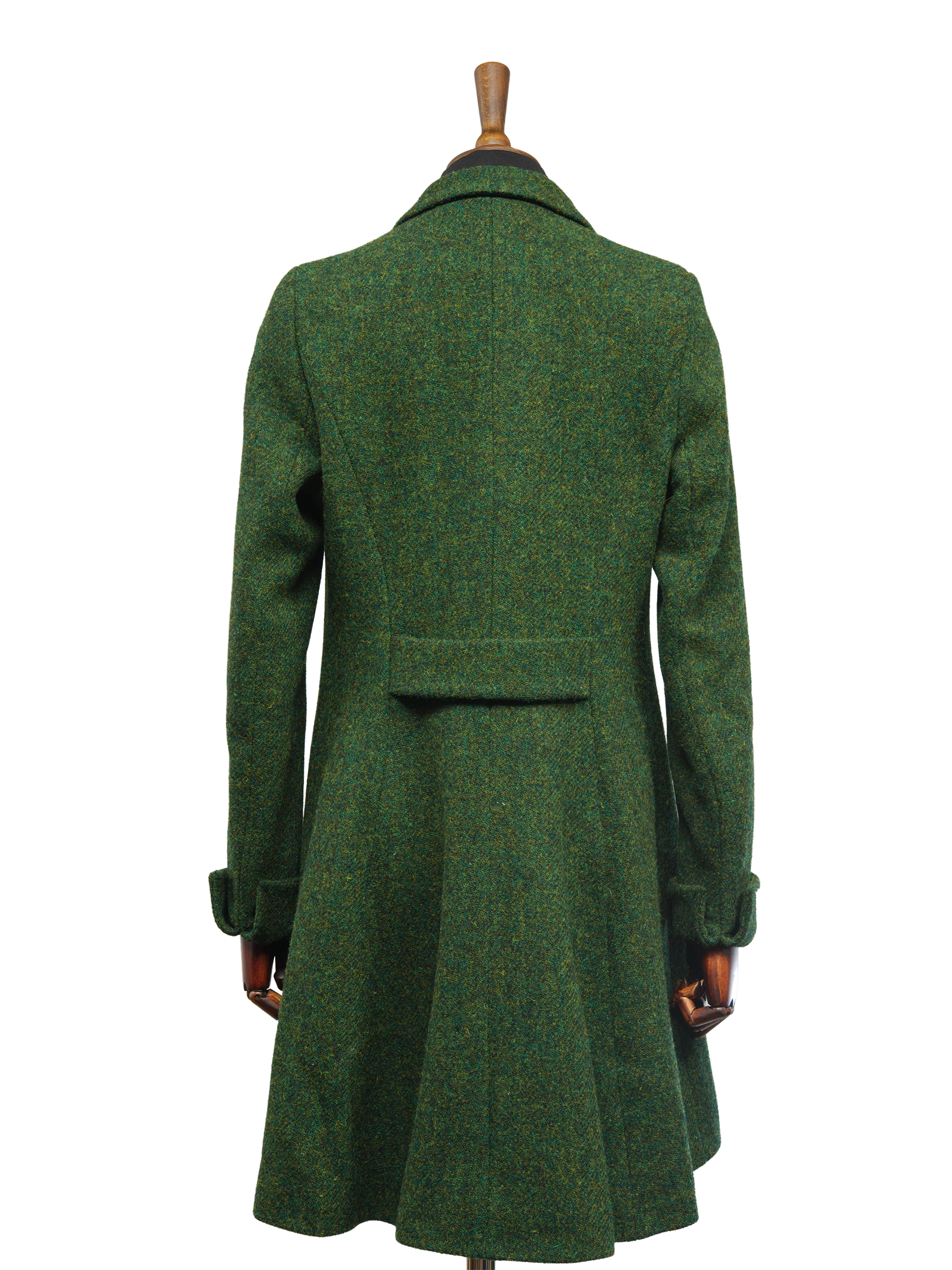 Harris Tweed Ladies Tara Coat Bottle - Green - Image 5