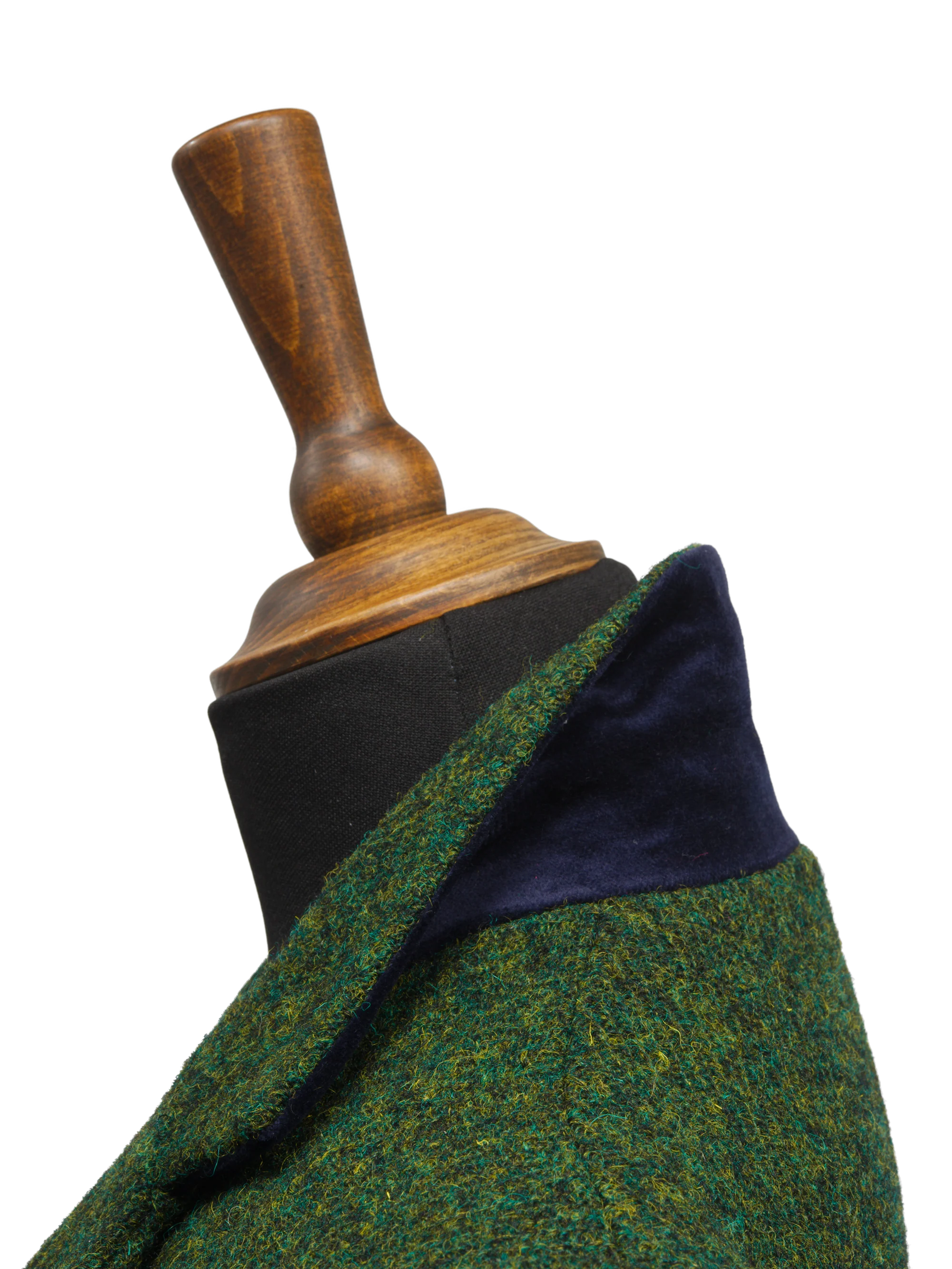 Harris Tweed Ladies Tara Coat Bottle - Green - Image 6