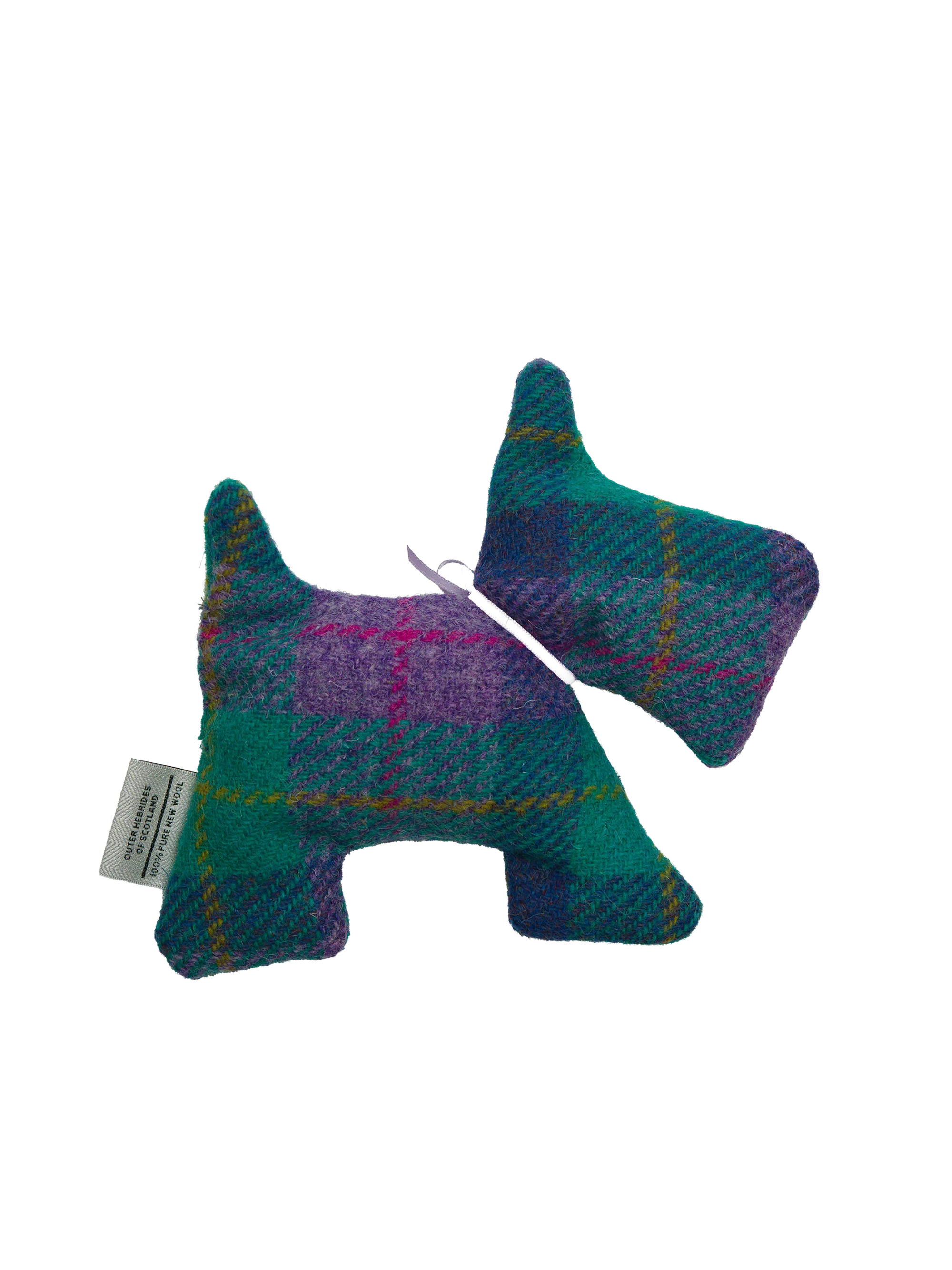 Harris Tweed Lavender Scottie Dog - A0222 - Image 2