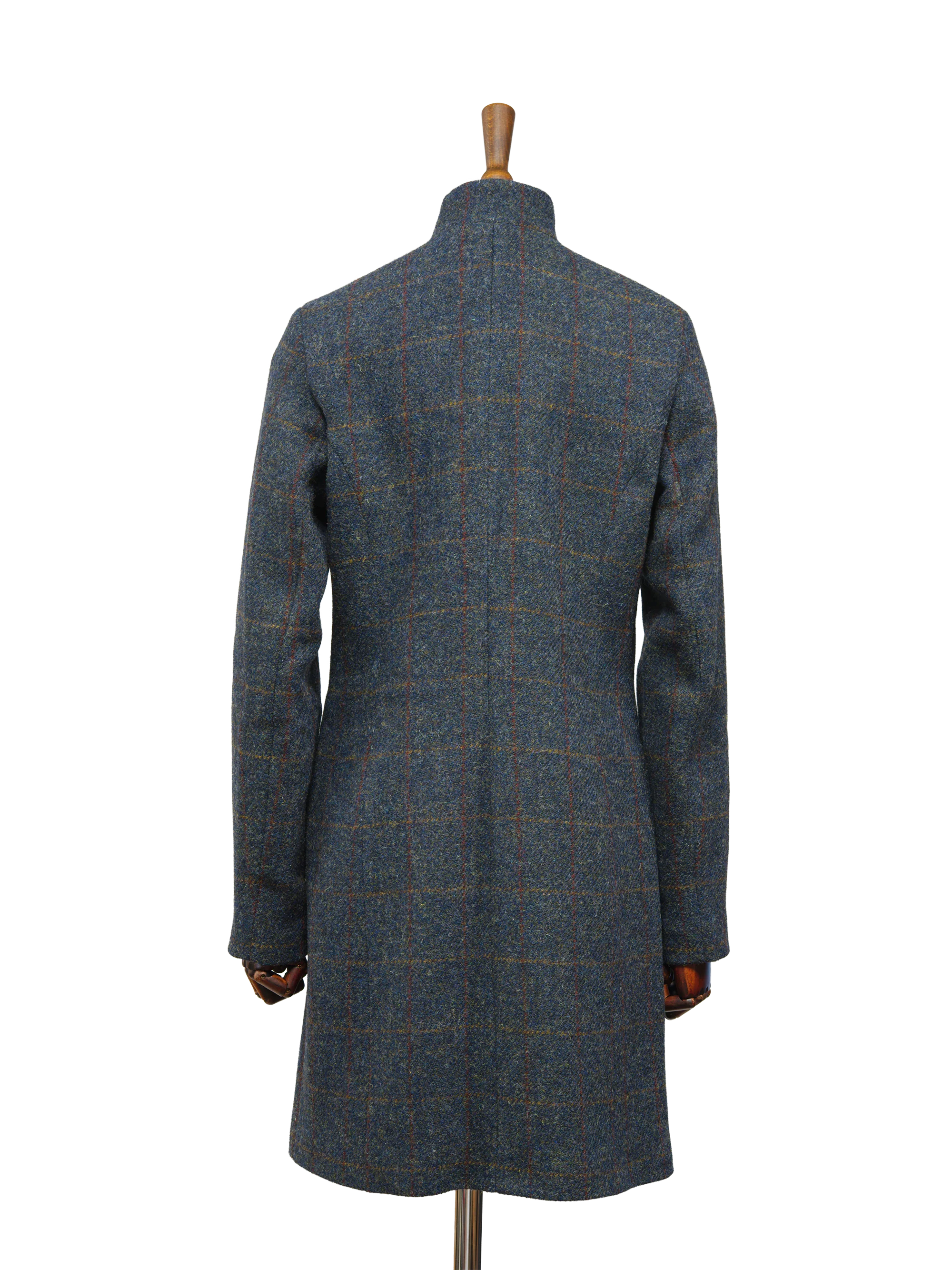 Harris Tweed Lucy Coat - Blue Multi - Image 3