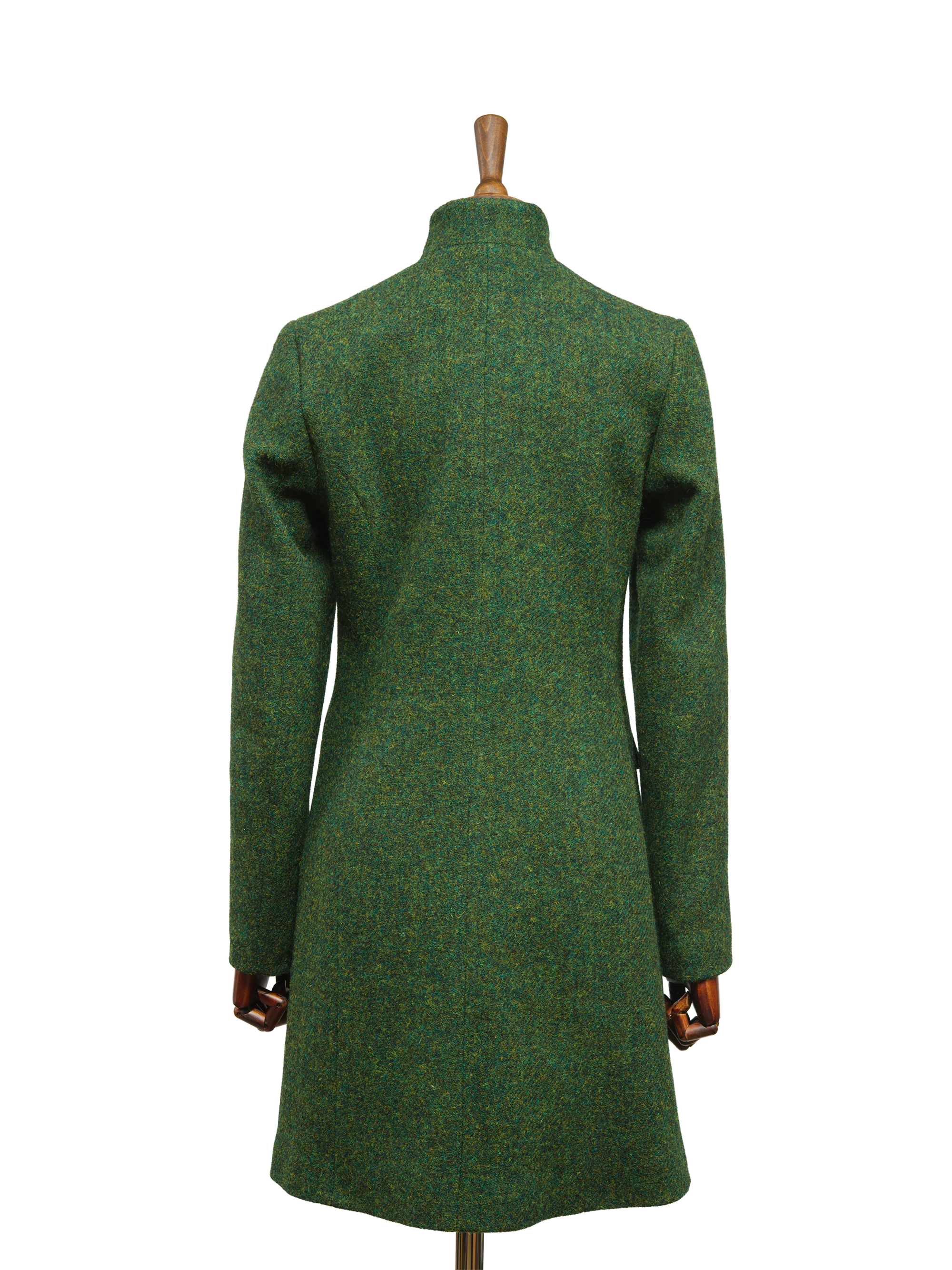 Harris Tweed Lucy Coat - Bottle Green - Image 3