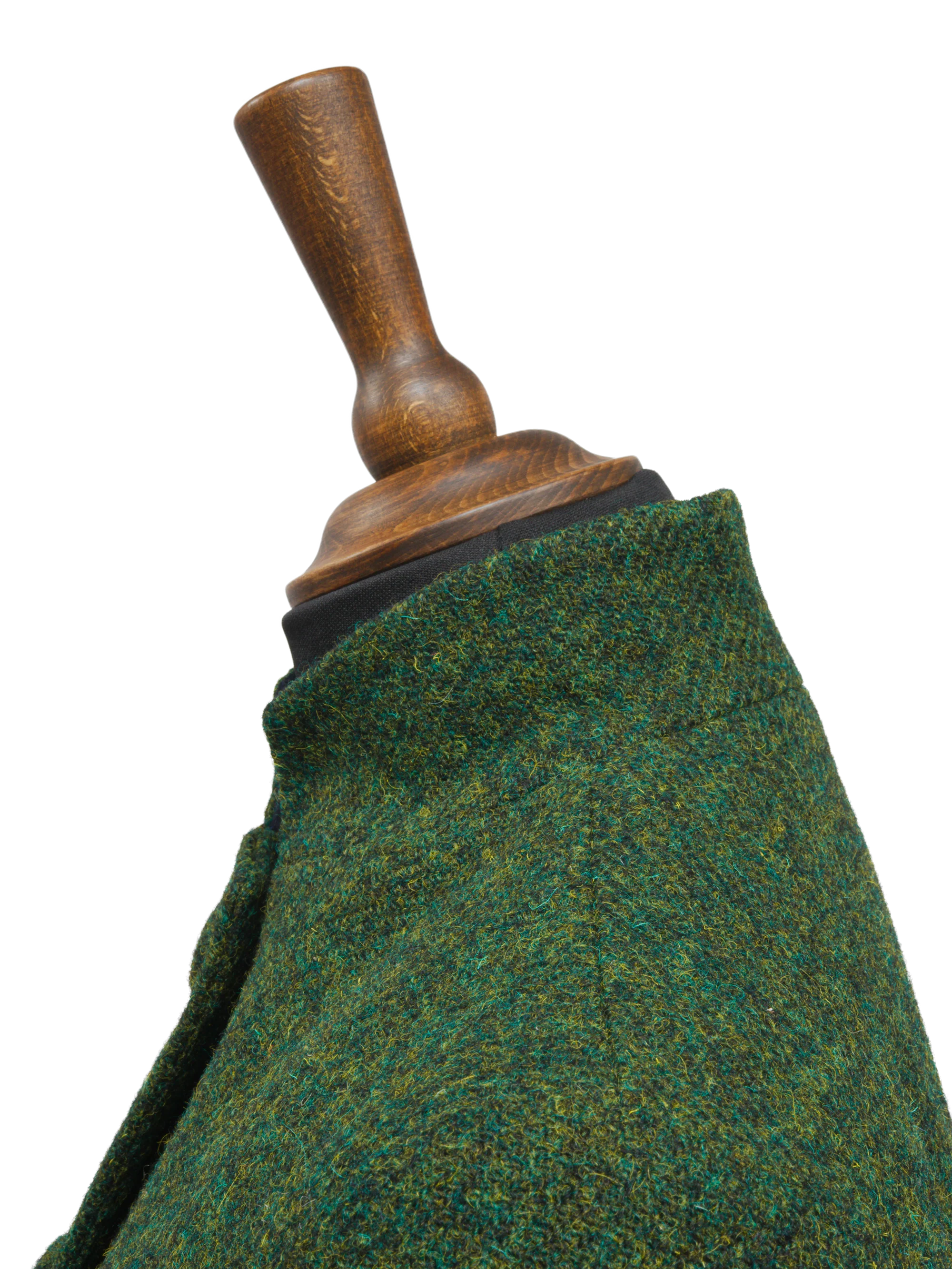 Harris Tweed Lucy Coat - Bottle Green - Image 4