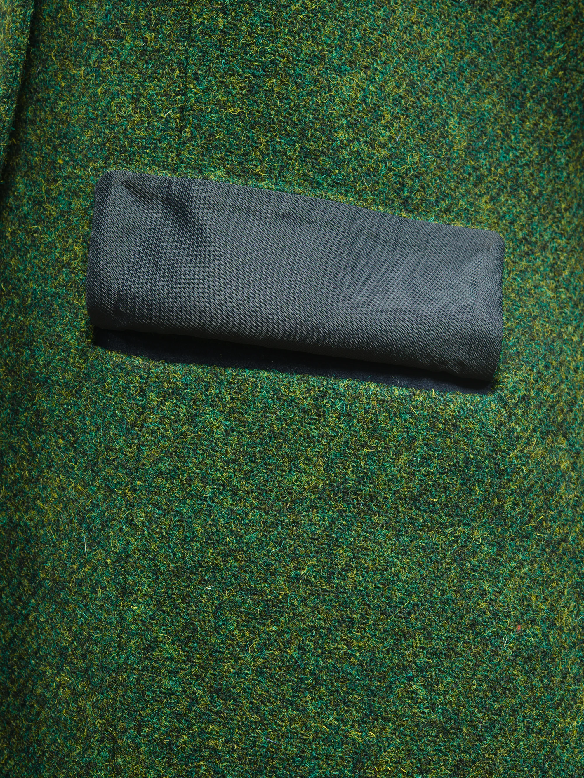 Harris Tweed Lucy Coat - Bottle Green - Image 6
