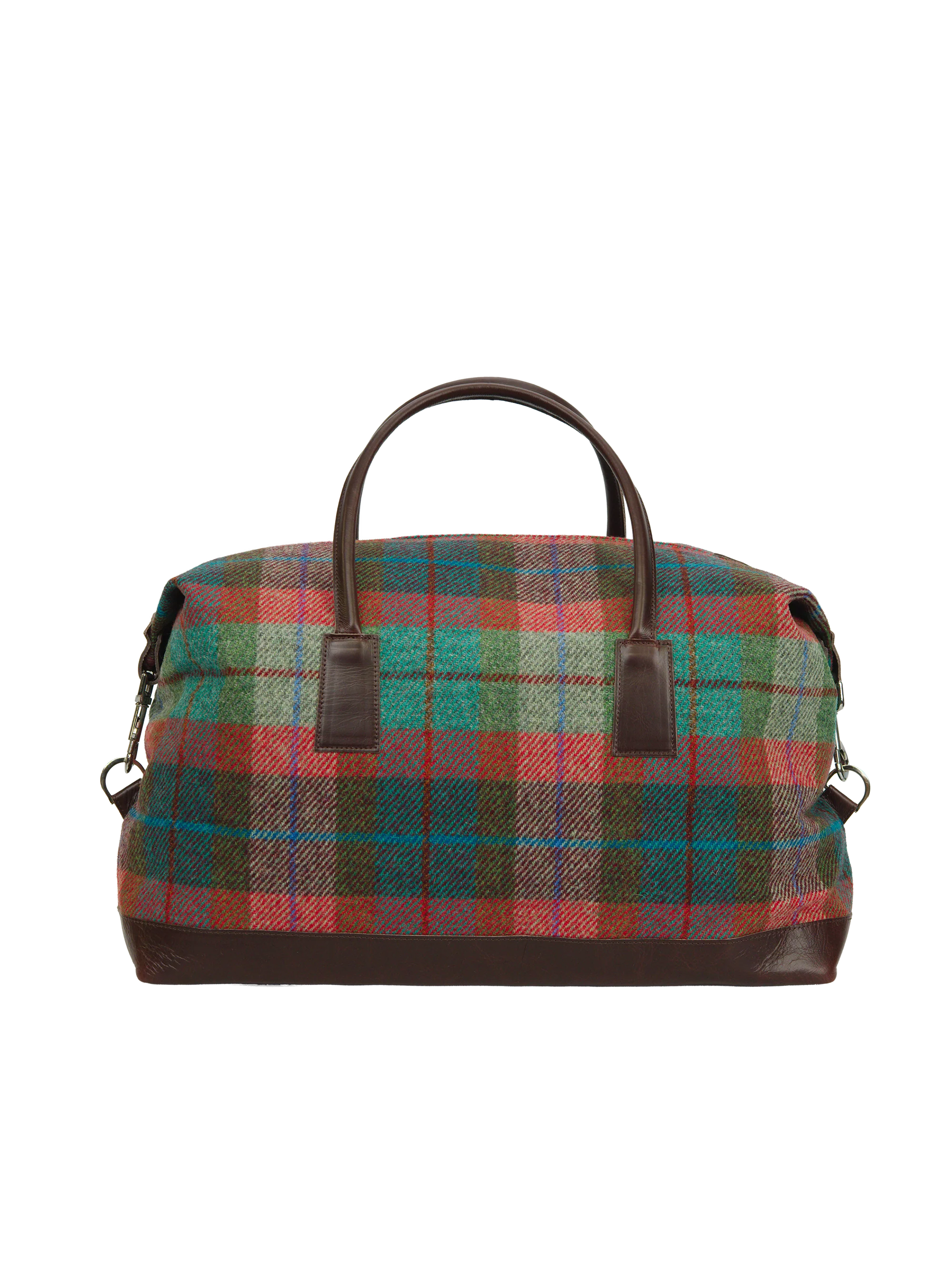 Harris Tweed Luggage Bag - A0112 (Tan Leather) - Image 5