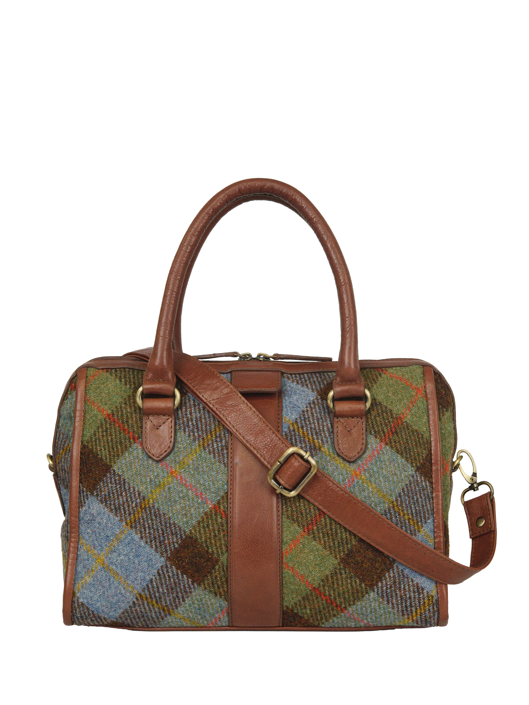 Harris Tweed Maraig Bag - A017 (C) (Brown)