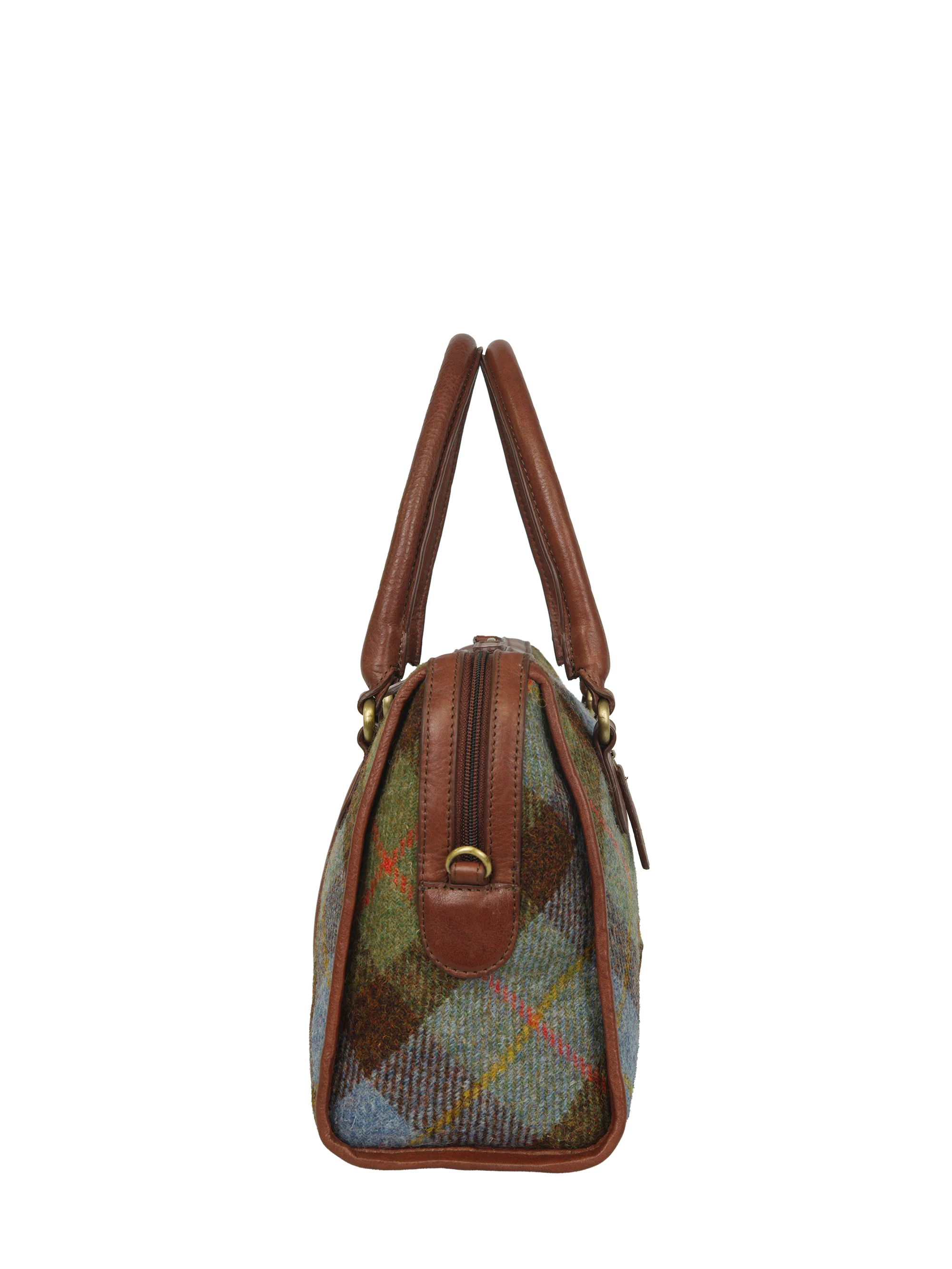 Harris Tweed Maraig Bag - A017 (C) (Brown) - Image 4