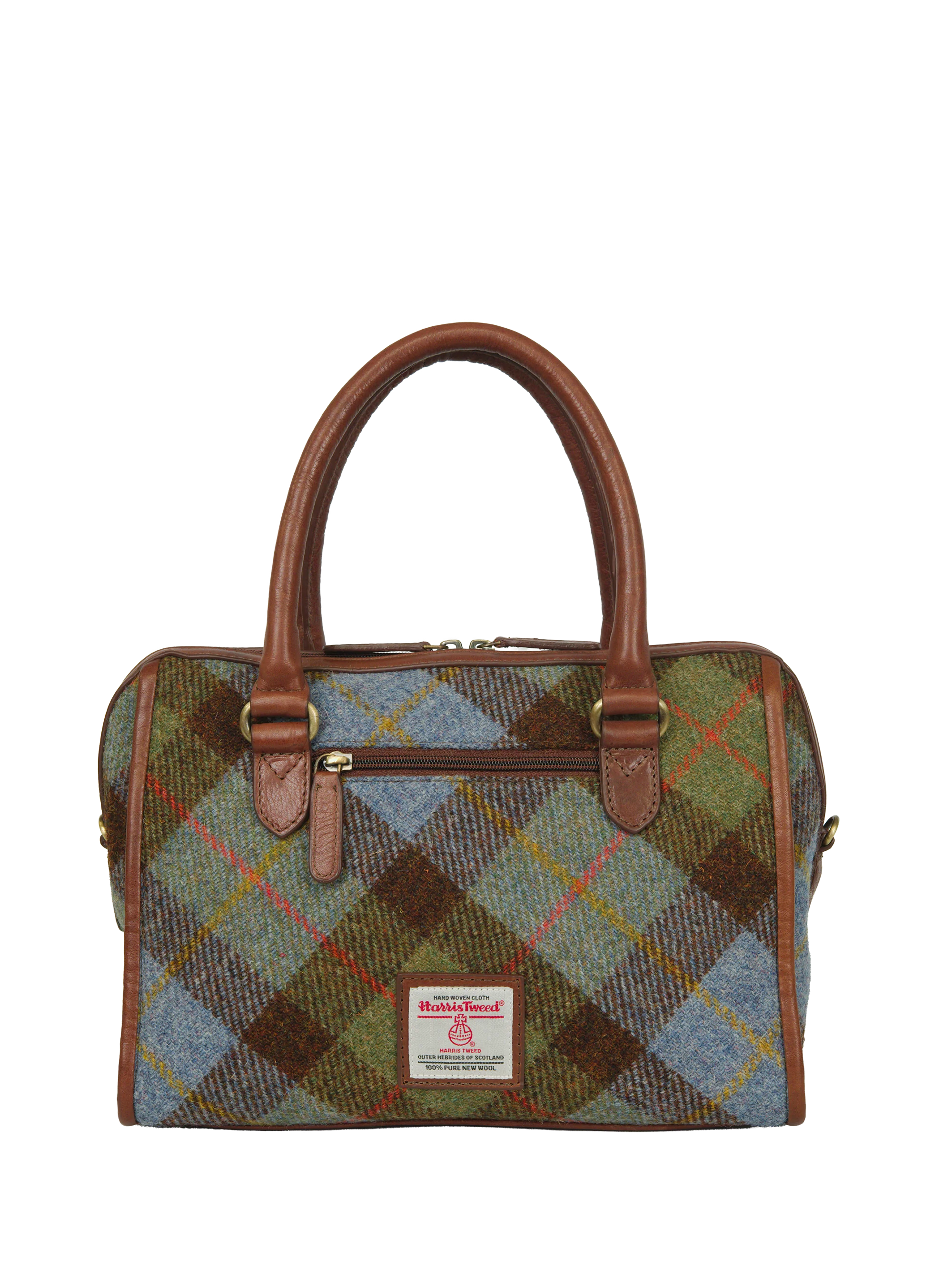Harris Tweed Maraig Bag - A017 (C) (Brown) - Image 5