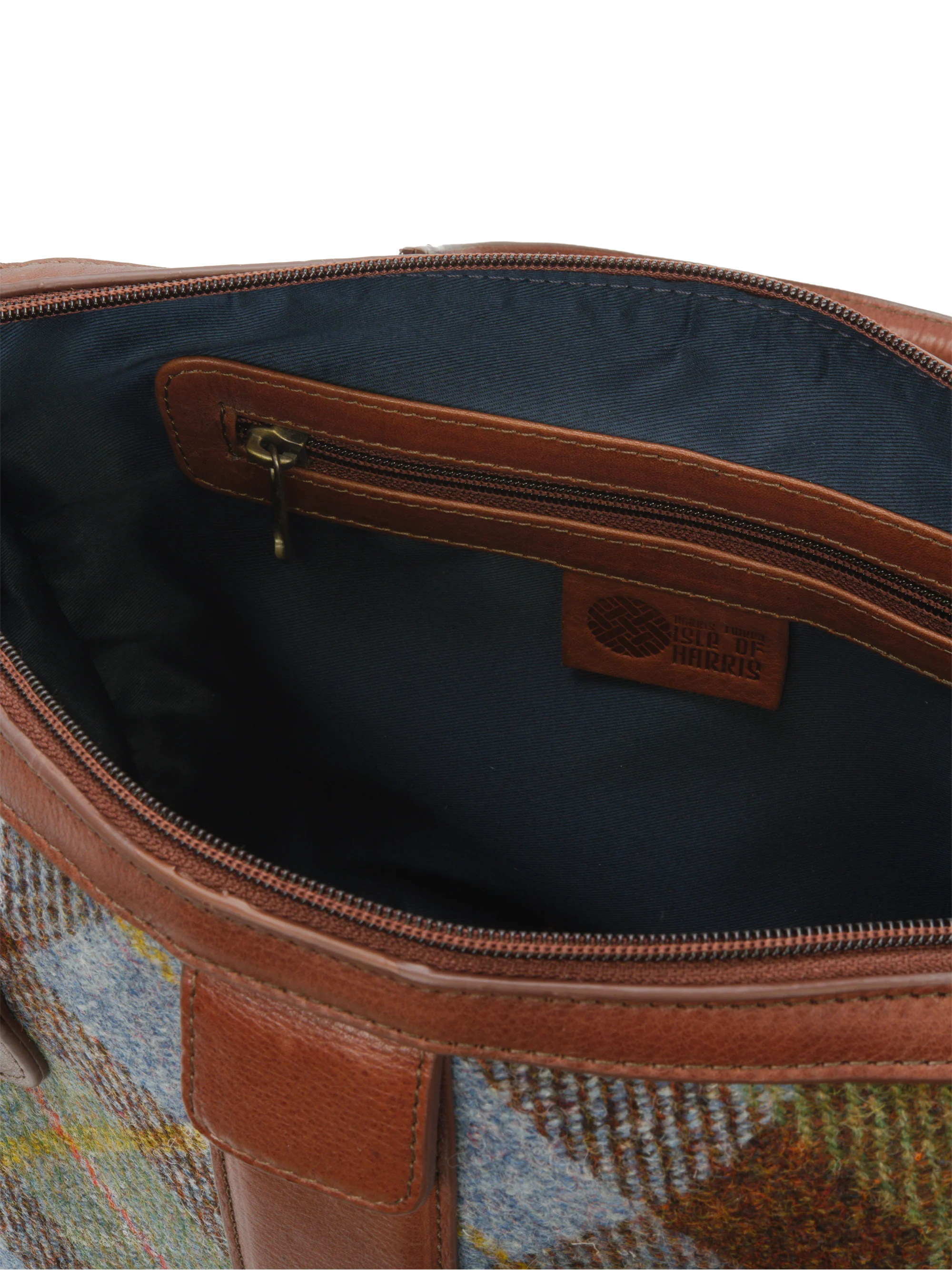 Harris Tweed Maraig Bag - A017 (C) (Brown) - Image 6