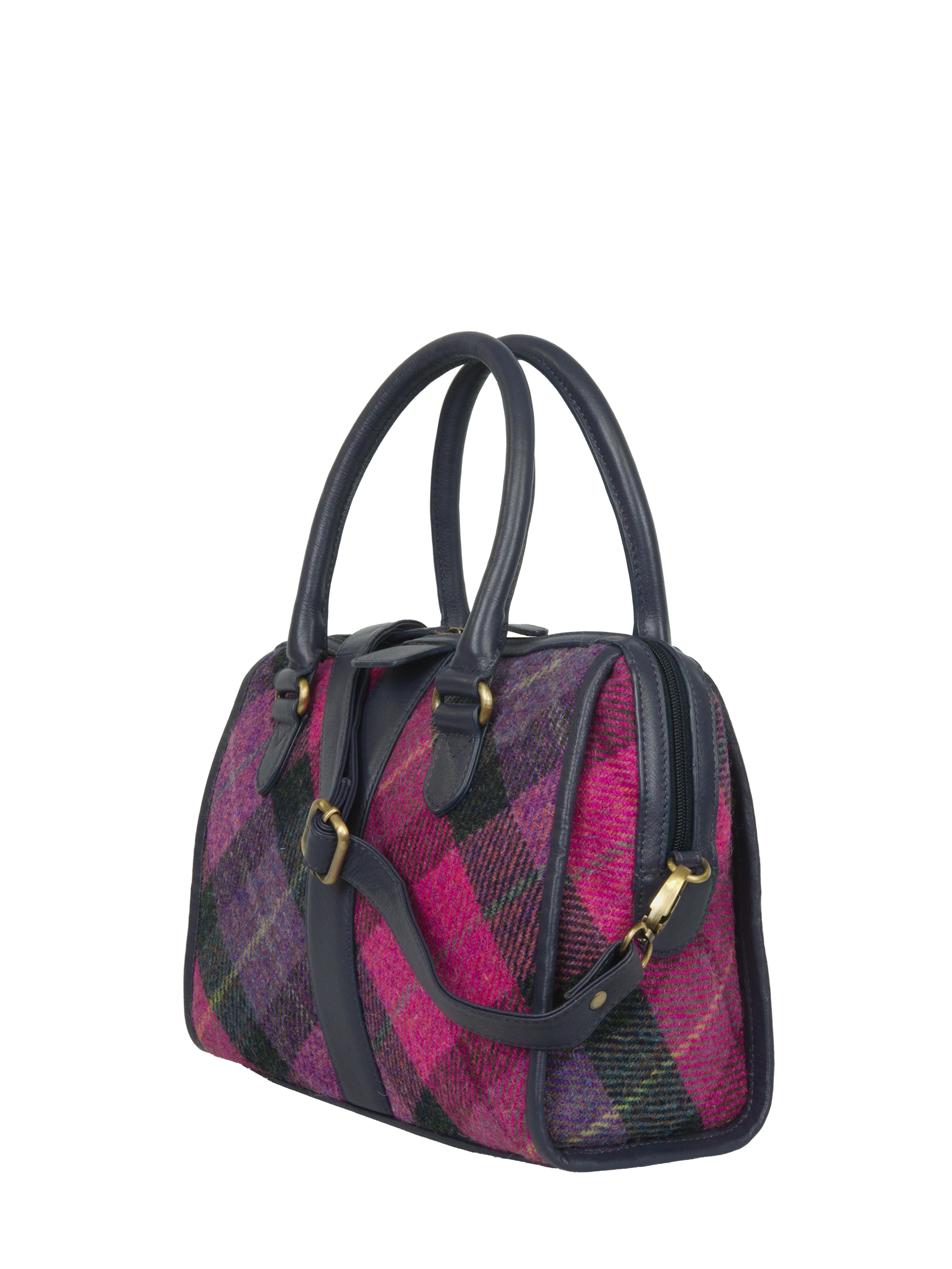 Harris Tweed Maraig Bag - A0257 (C) (Bluebell) - Image 2