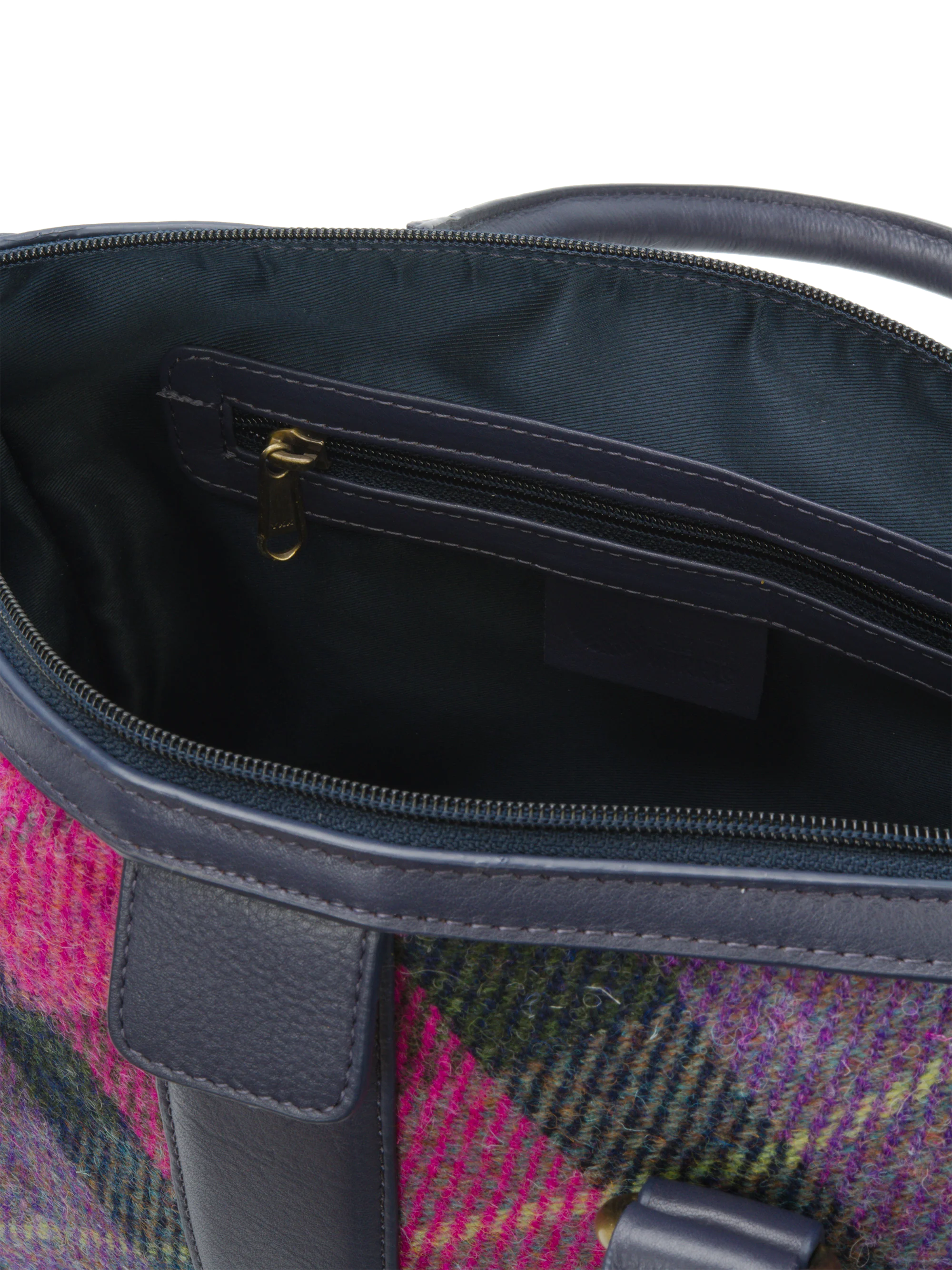 Harris Tweed Maraig Bag - A0257 (C) (Bluebell) - Image 6