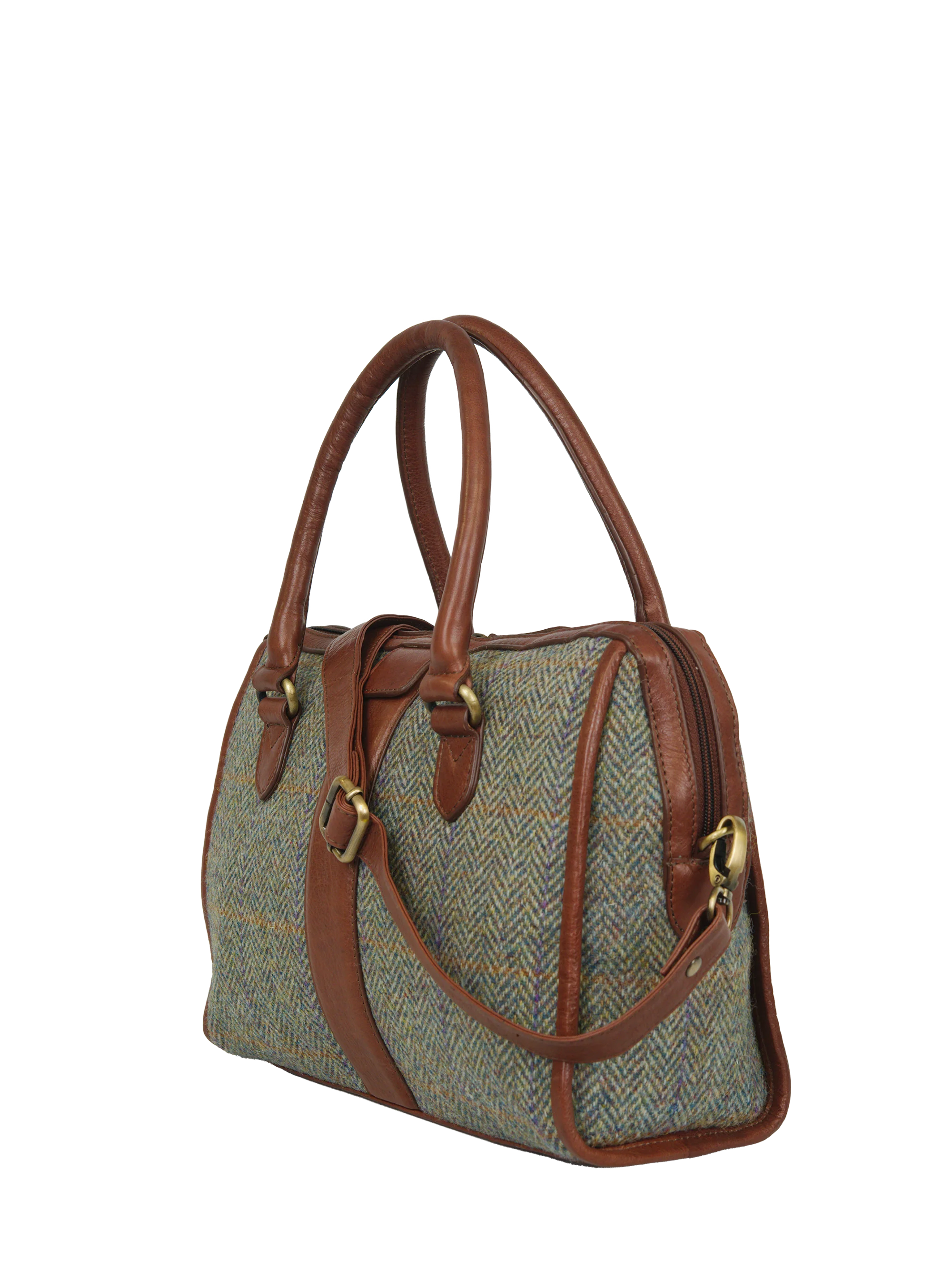 Harris Tweed Maraig Bag - HB107 (Brown) - Image 2