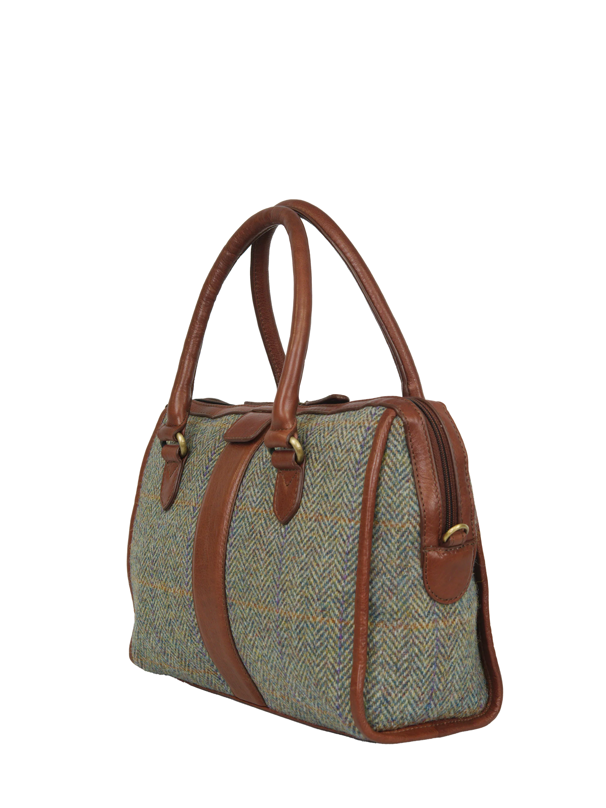 Harris Tweed Maraig Bag - HB107 (Brown) - Image 3