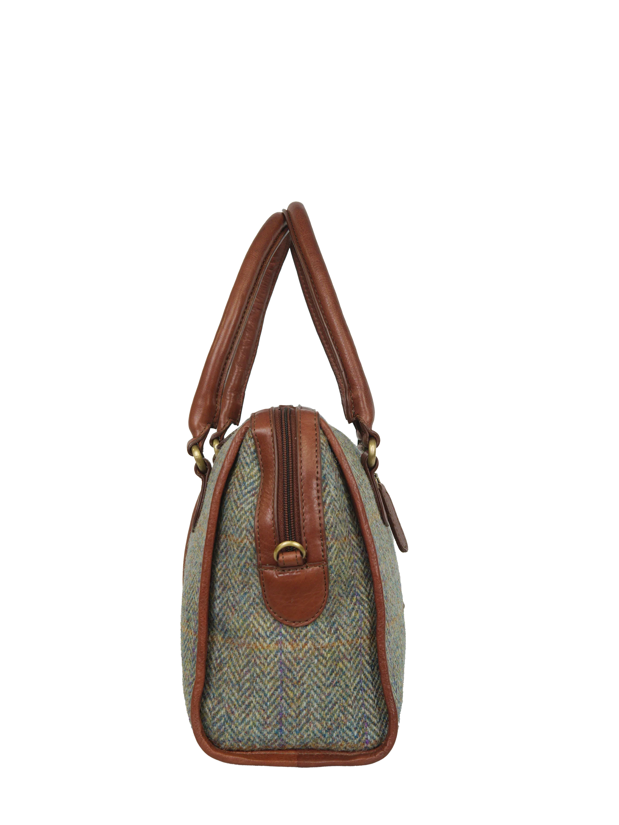 Harris Tweed Maraig Bag - HB107 (Brown) - Image 4