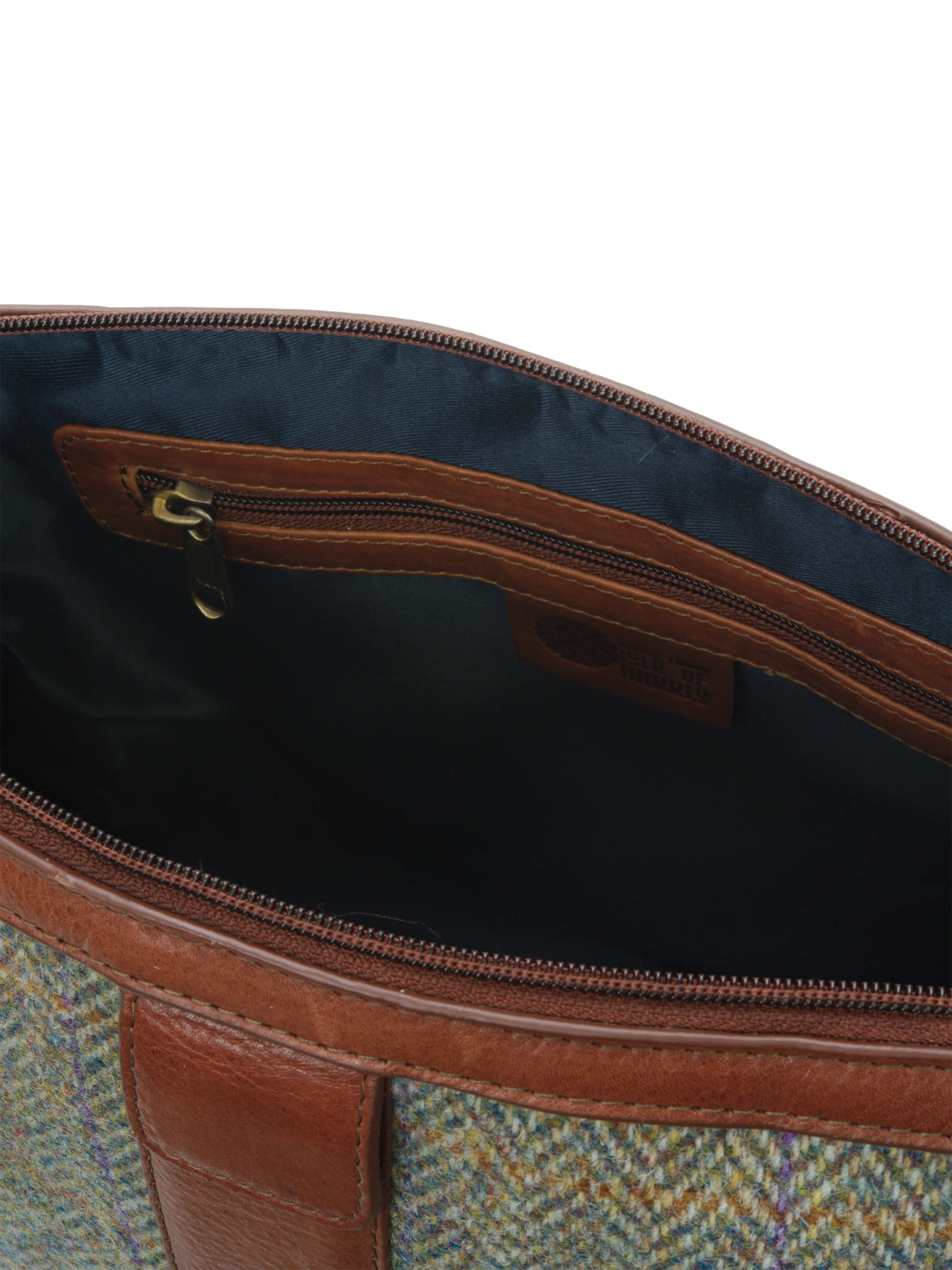 Harris Tweed Maraig Bag - HB107 (Brown) - Image 6