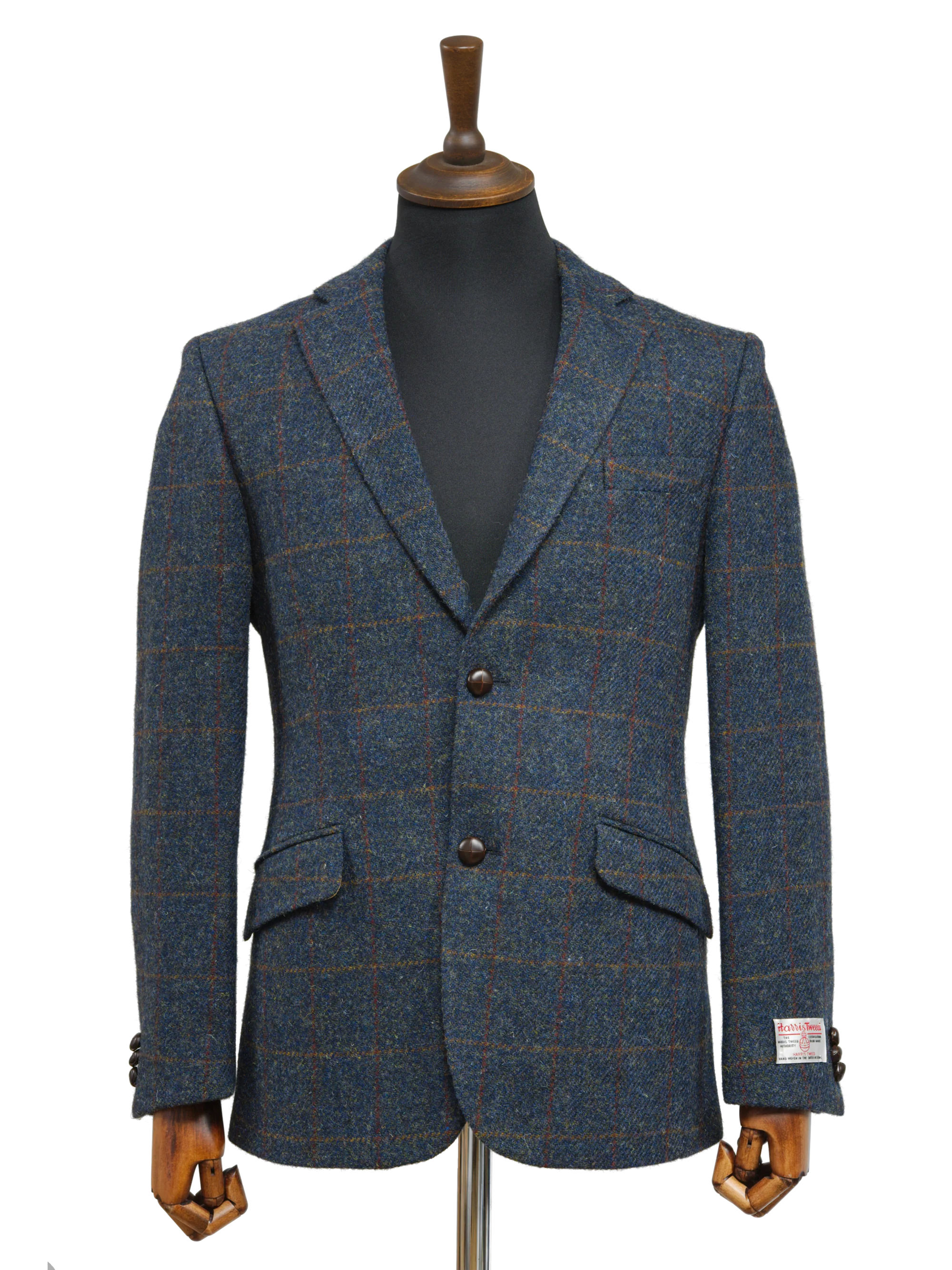 Harris Tweed Patrick Jacket - Blue Multi