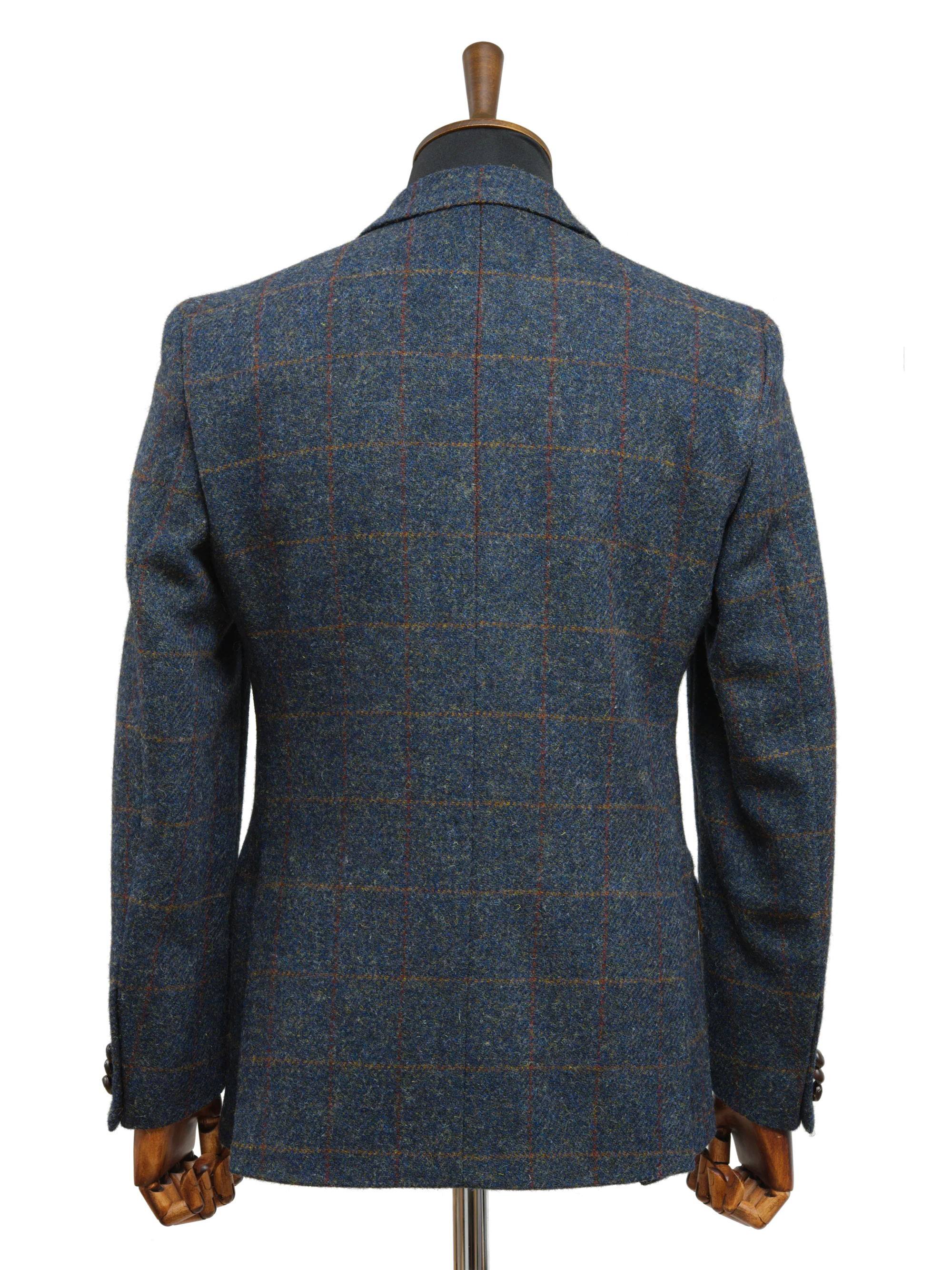 Harris Tweed Patrick Jacket - Blue Multi - Image 3