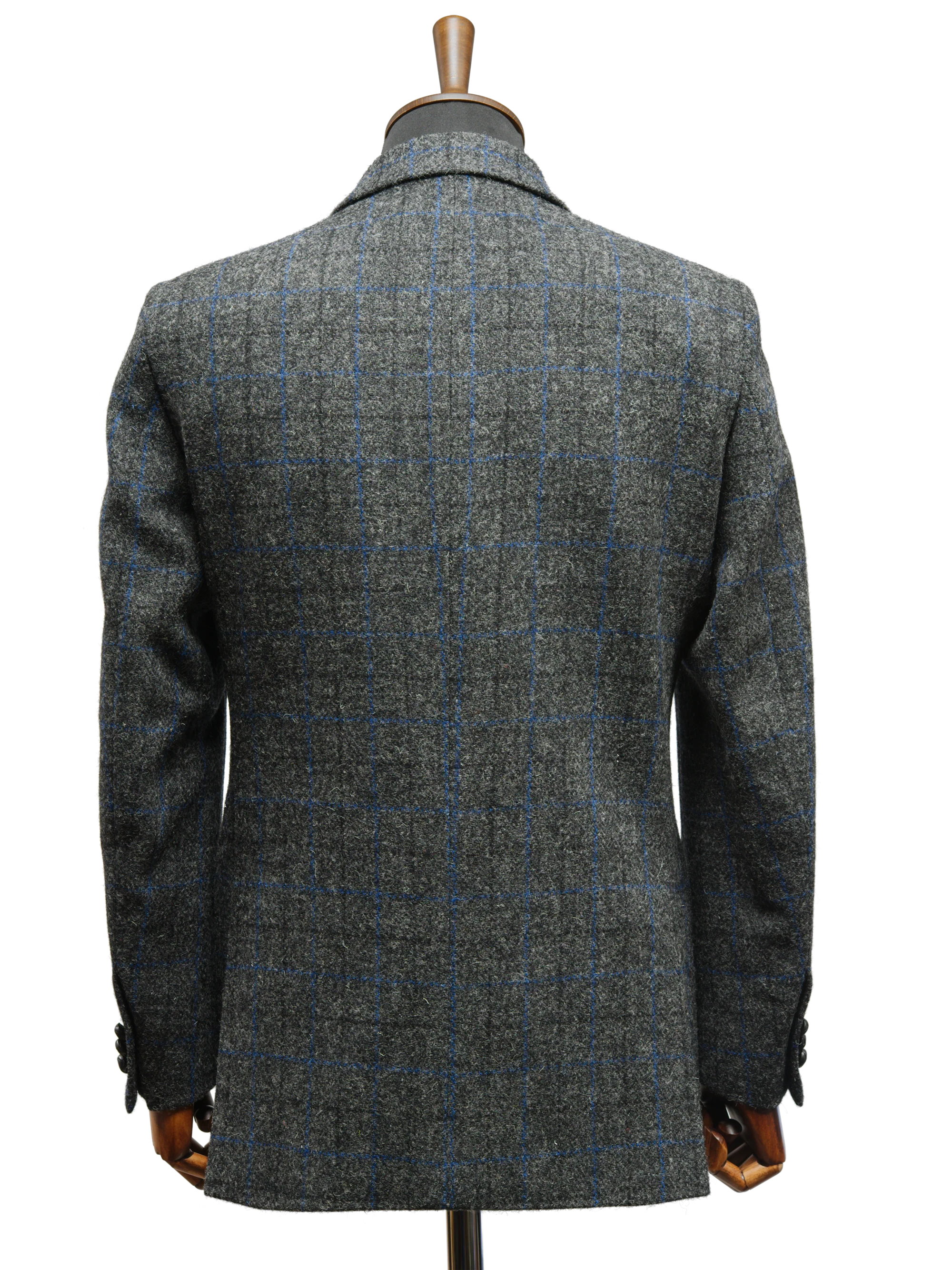 Harris Tweed Patrick Jacket - Grey Windowpane - Image 4