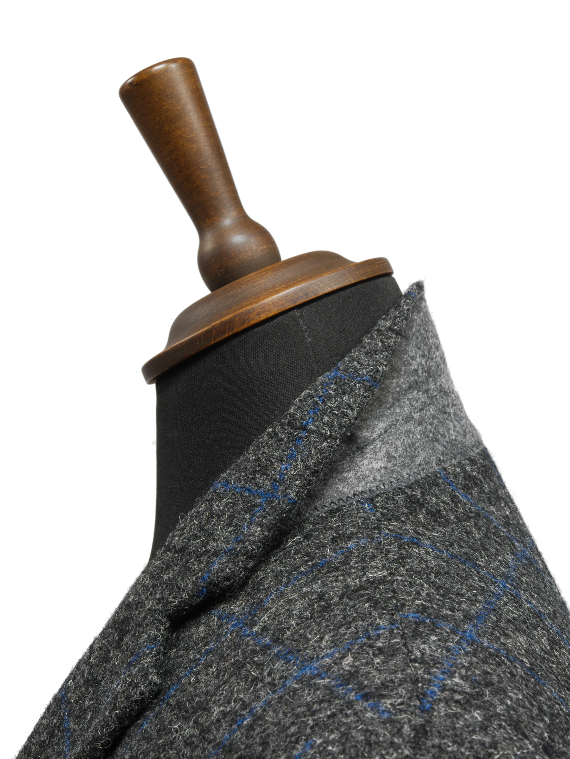 Harris Tweed Patrick Jacket - Grey Windowpane - Image 7