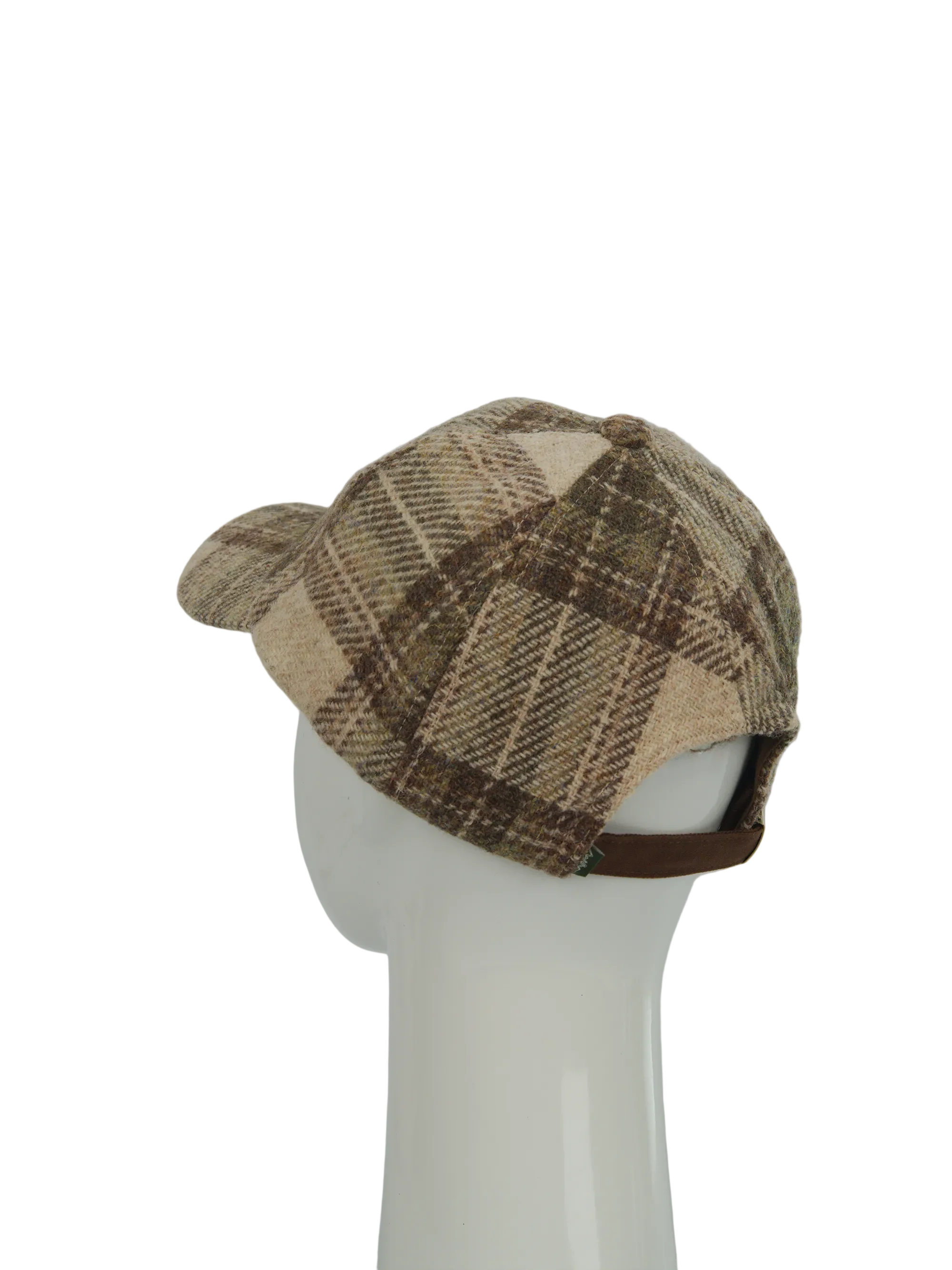 Harris Tweed Rannoch Baseball Cap Oat (HH) - Image 5