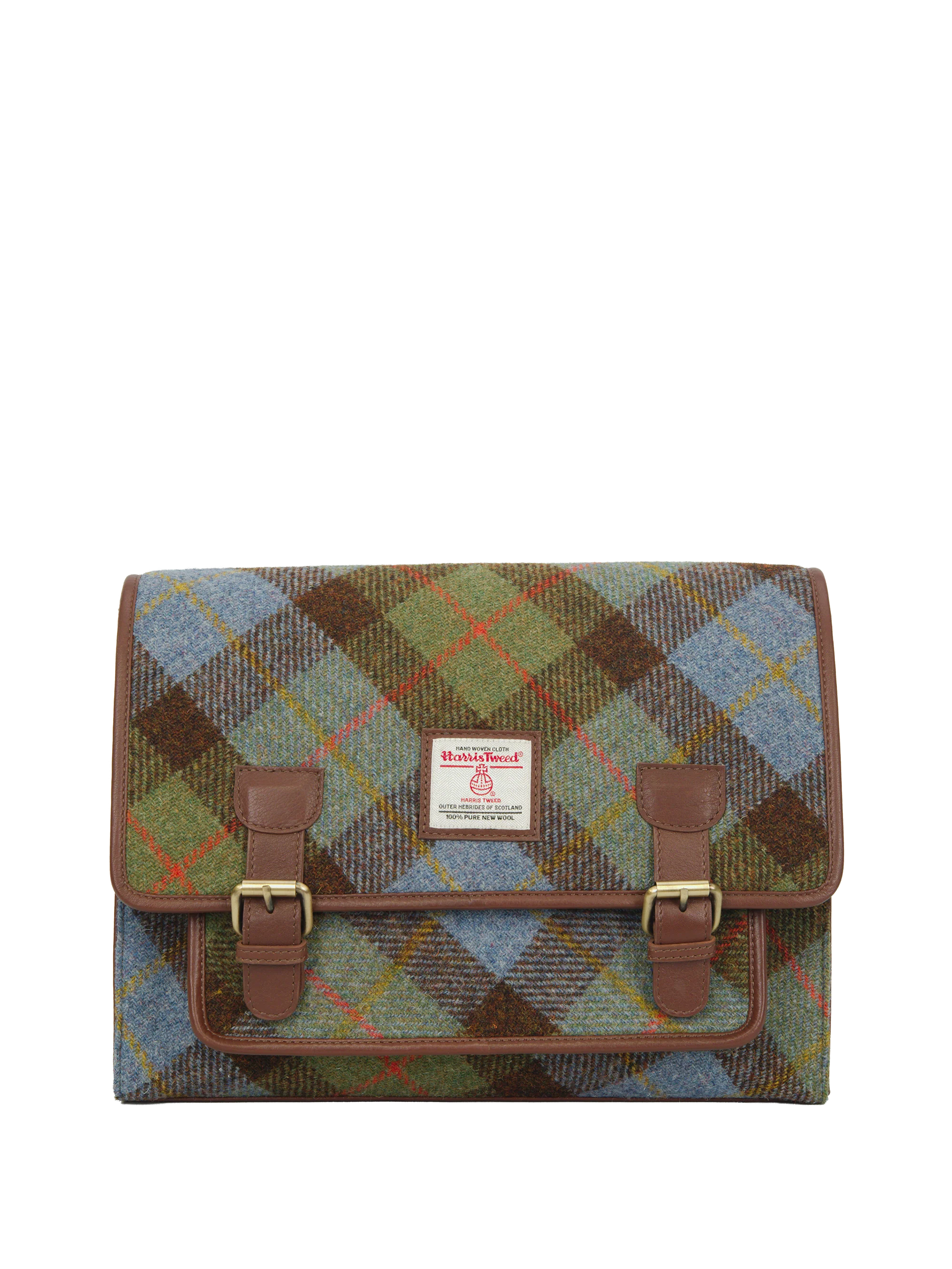 Harris Tweed Reef Satchel Bag - A017 - Image 3