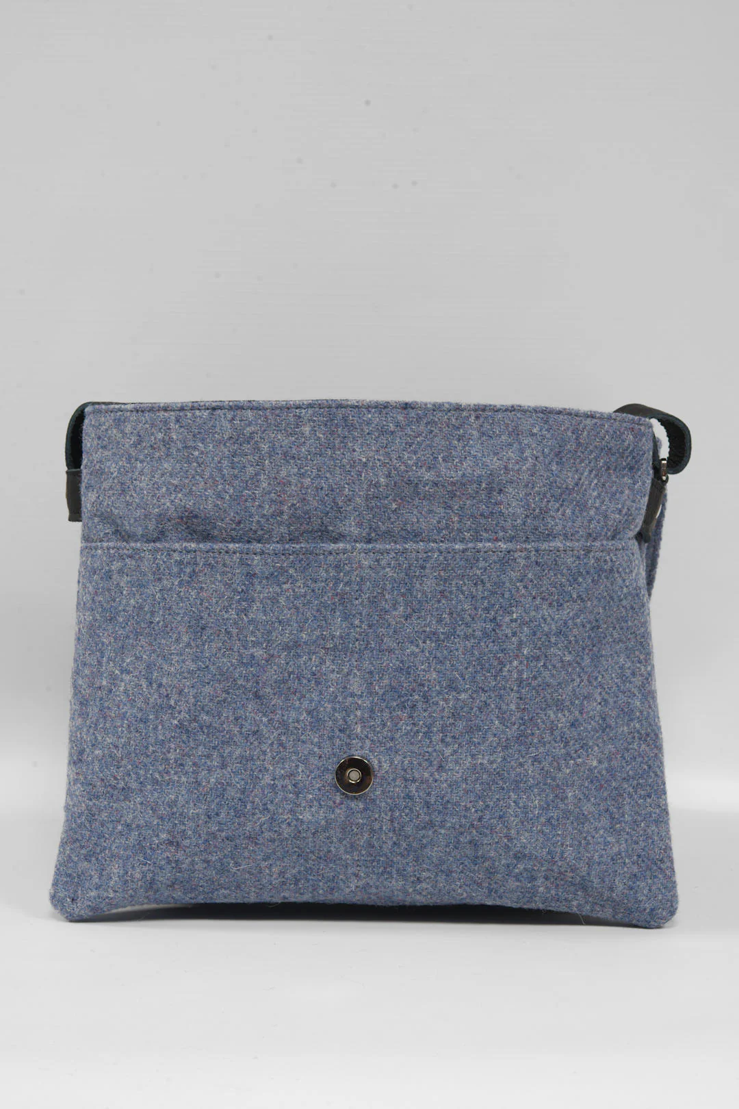 Harris Tweed Scalpay Bag - 228 (Black Leather) - Image 2
