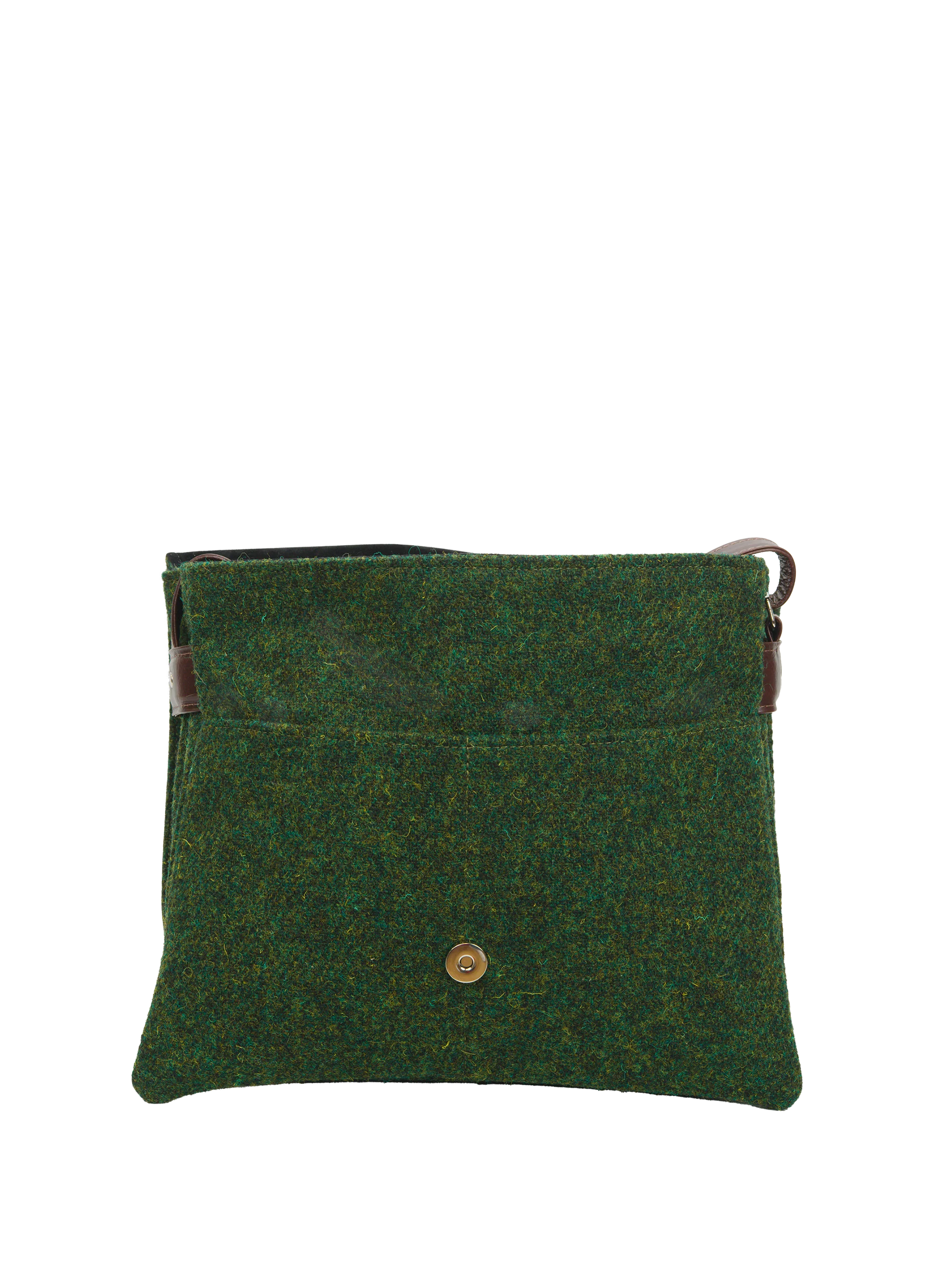 Harris Tweed Scalpay Bag - 352 (Brown Leather) - Image 2