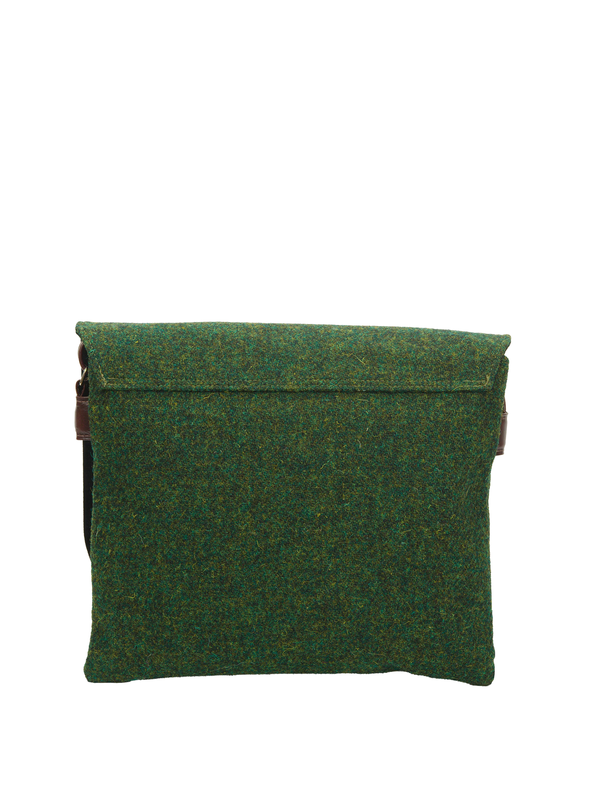 Harris Tweed Scalpay Bag - 352 (Brown Leather) - Image 6