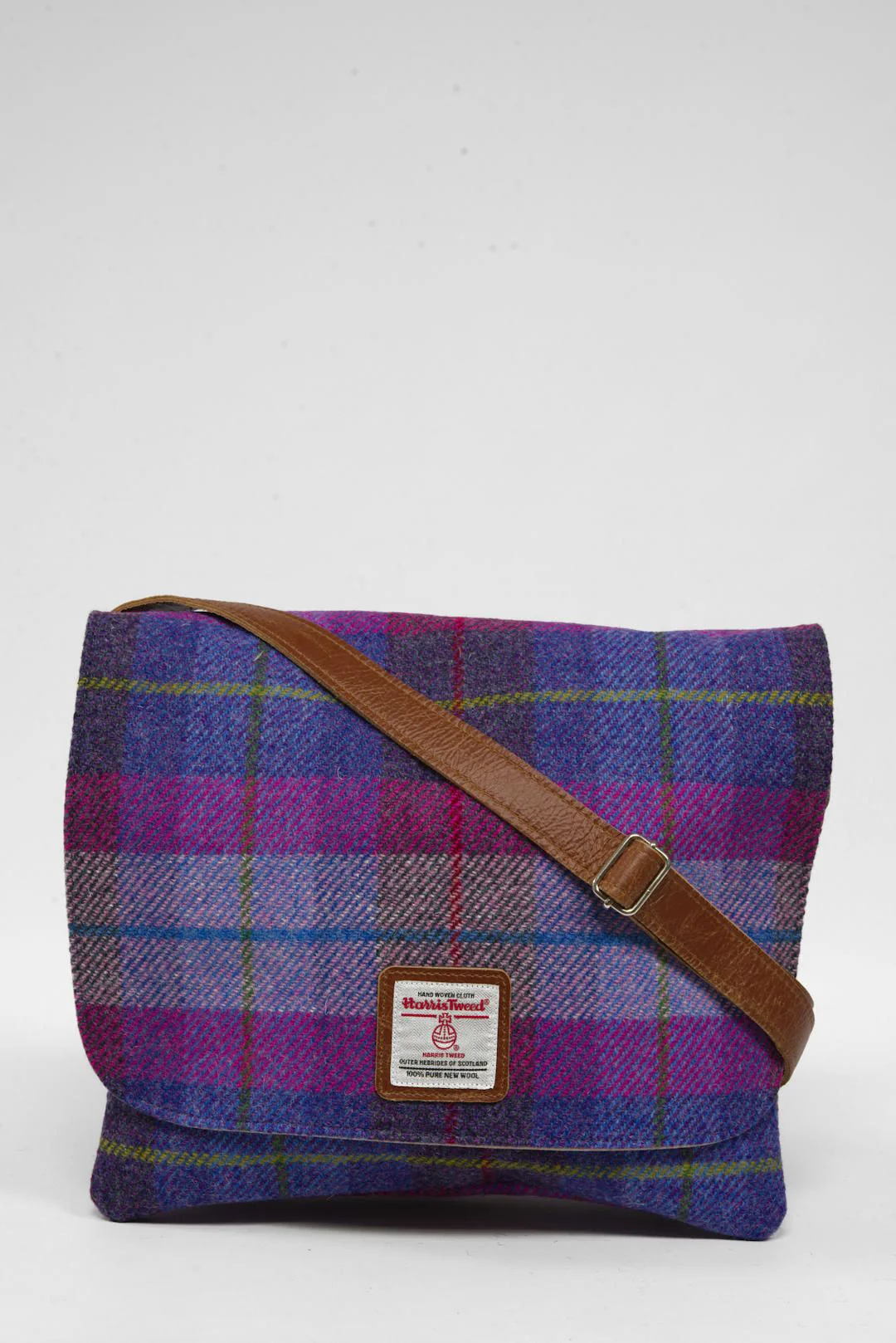 Harris Tweed Scalpay Bag - A0114 (Tan Leather)