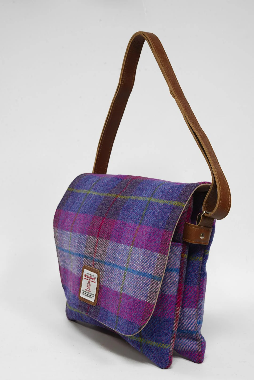 Harris Tweed Scalpay Bag - A0114 (Tan Leather) - Image 3