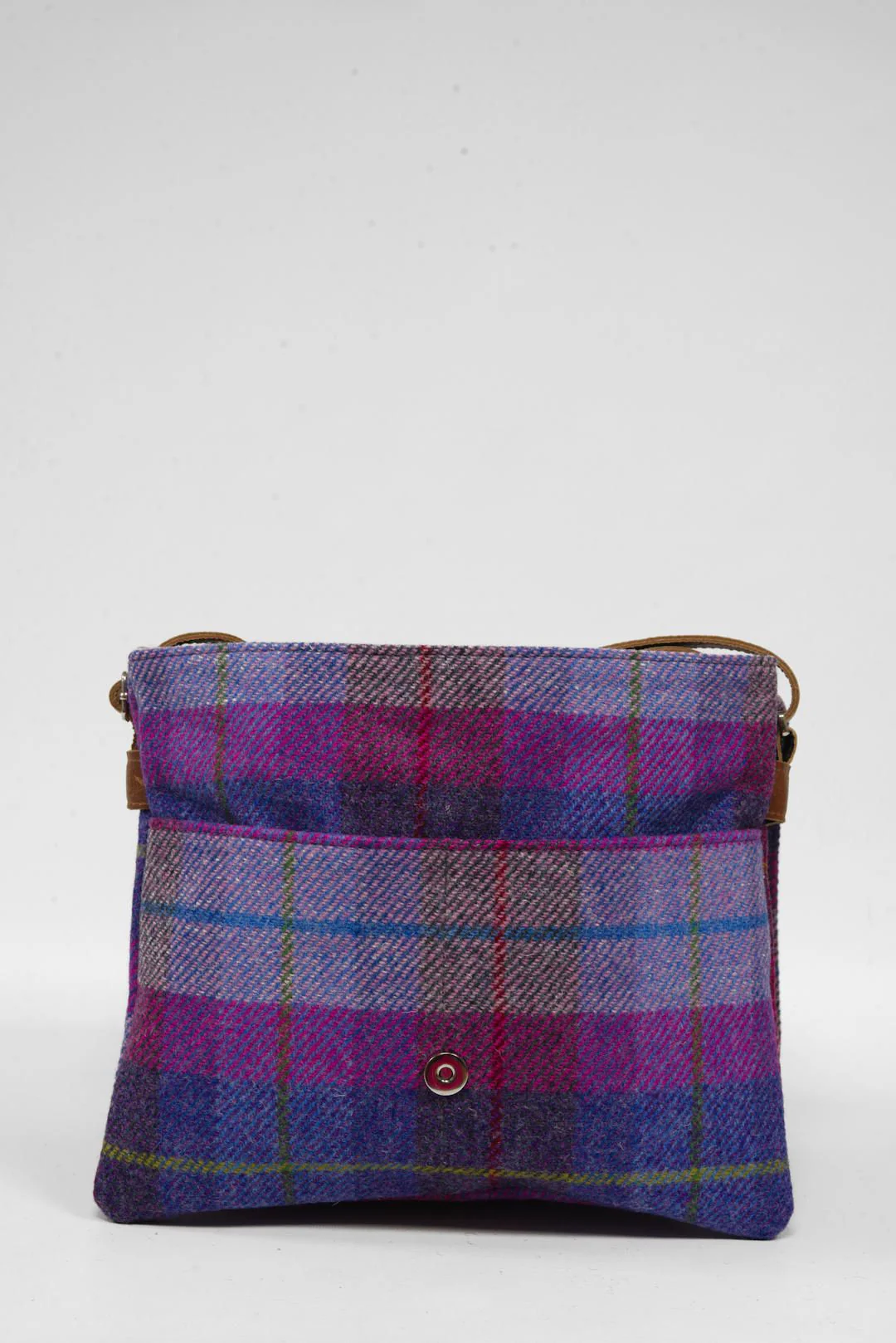 Harris Tweed Scalpay Bag - A0114 (Tan Leather) - Image 4