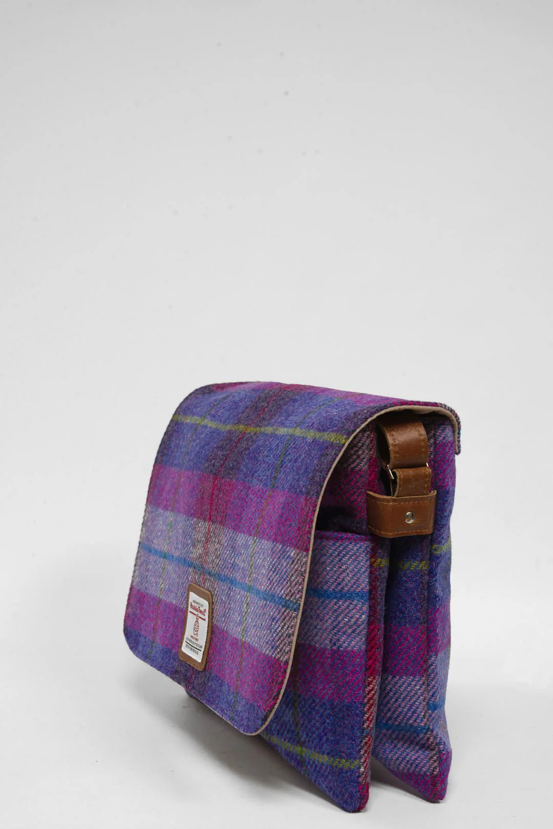 Harris Tweed Scalpay Bag - A0114 (Tan Leather) - Image 6