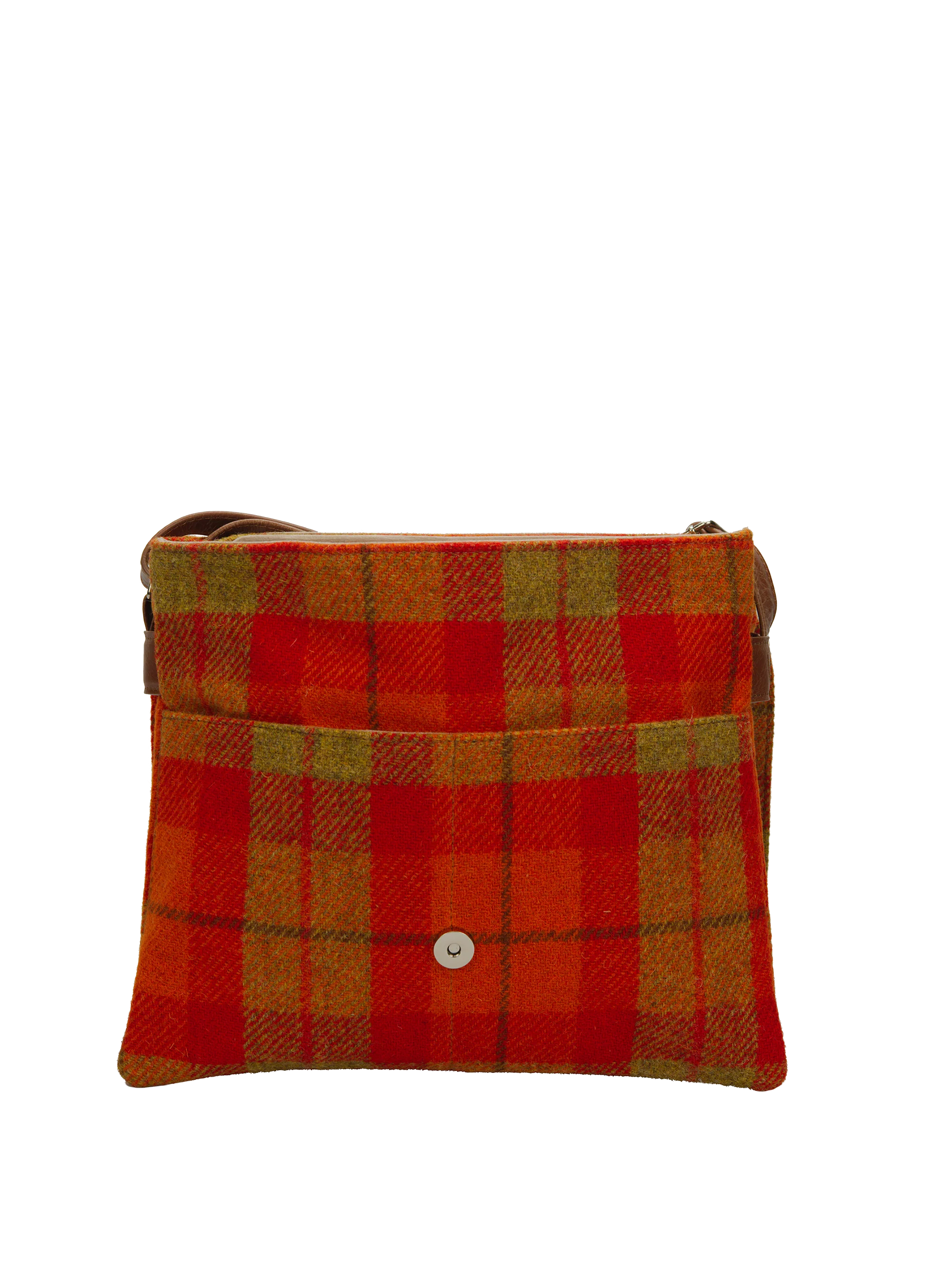 Harris Tweed Scalpay Bag - A0196 (Tan Leather) - Image 2