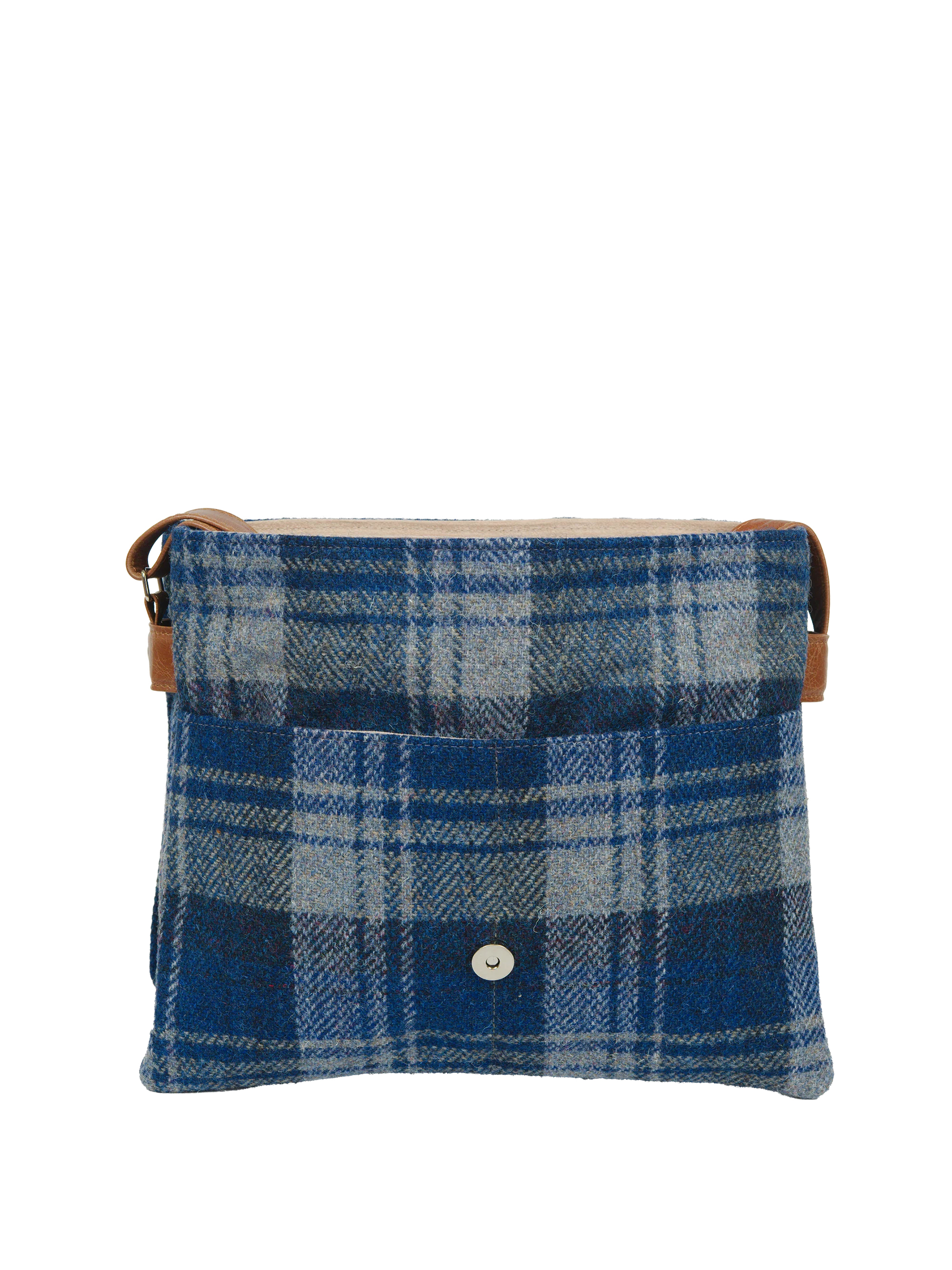 Harris Tweed Scalpay Bag - A0237 (Tan Leather) - Image 2