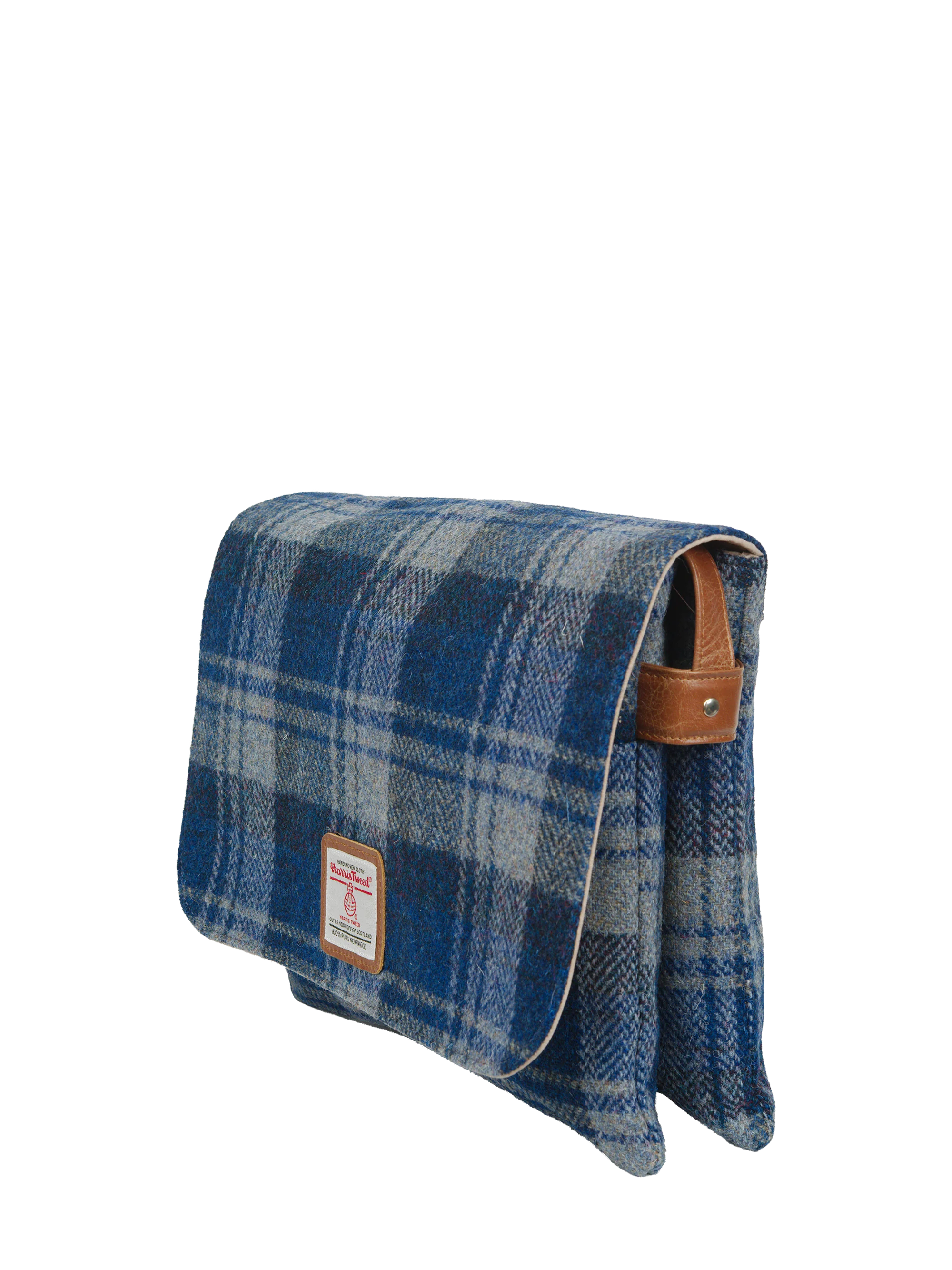 Harris Tweed Scalpay Bag - A0237 (Tan Leather) - Image 4