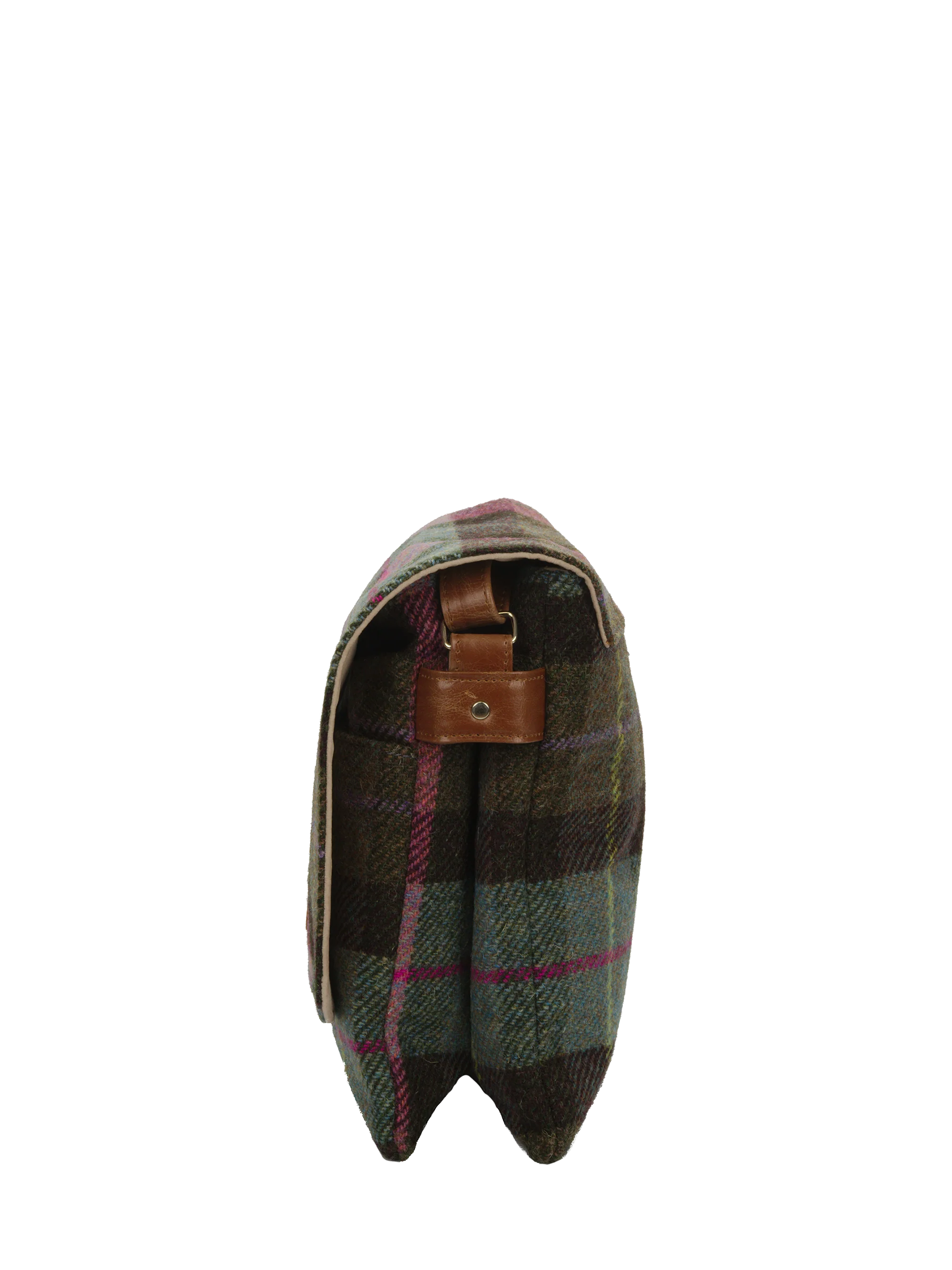 Harris Tweed Scalpay Bag - A0254 (Tan Leather) - Image 5