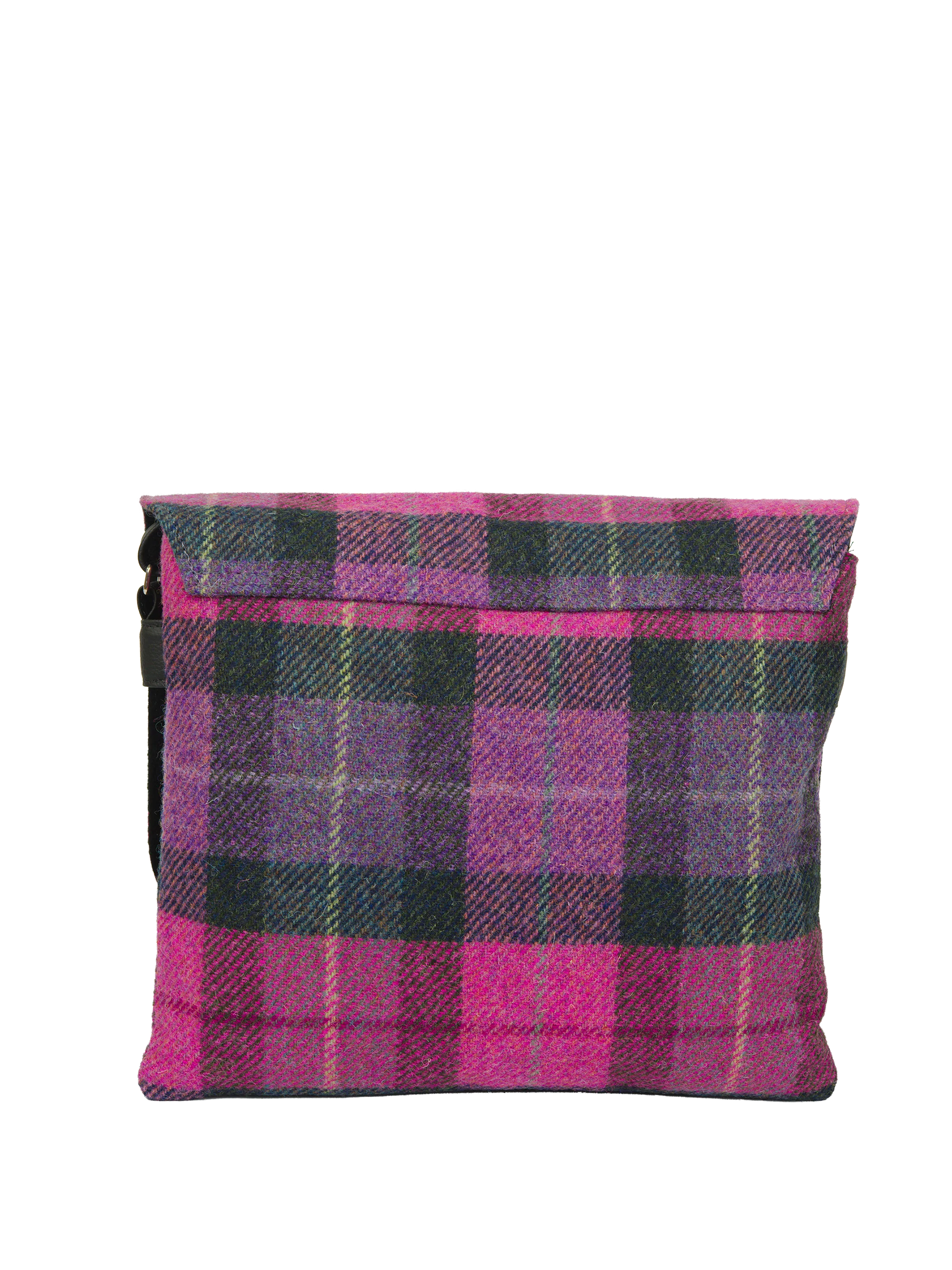 Harris Tweed Scalpay Bag - A0257 (Black Leather) - Image 6