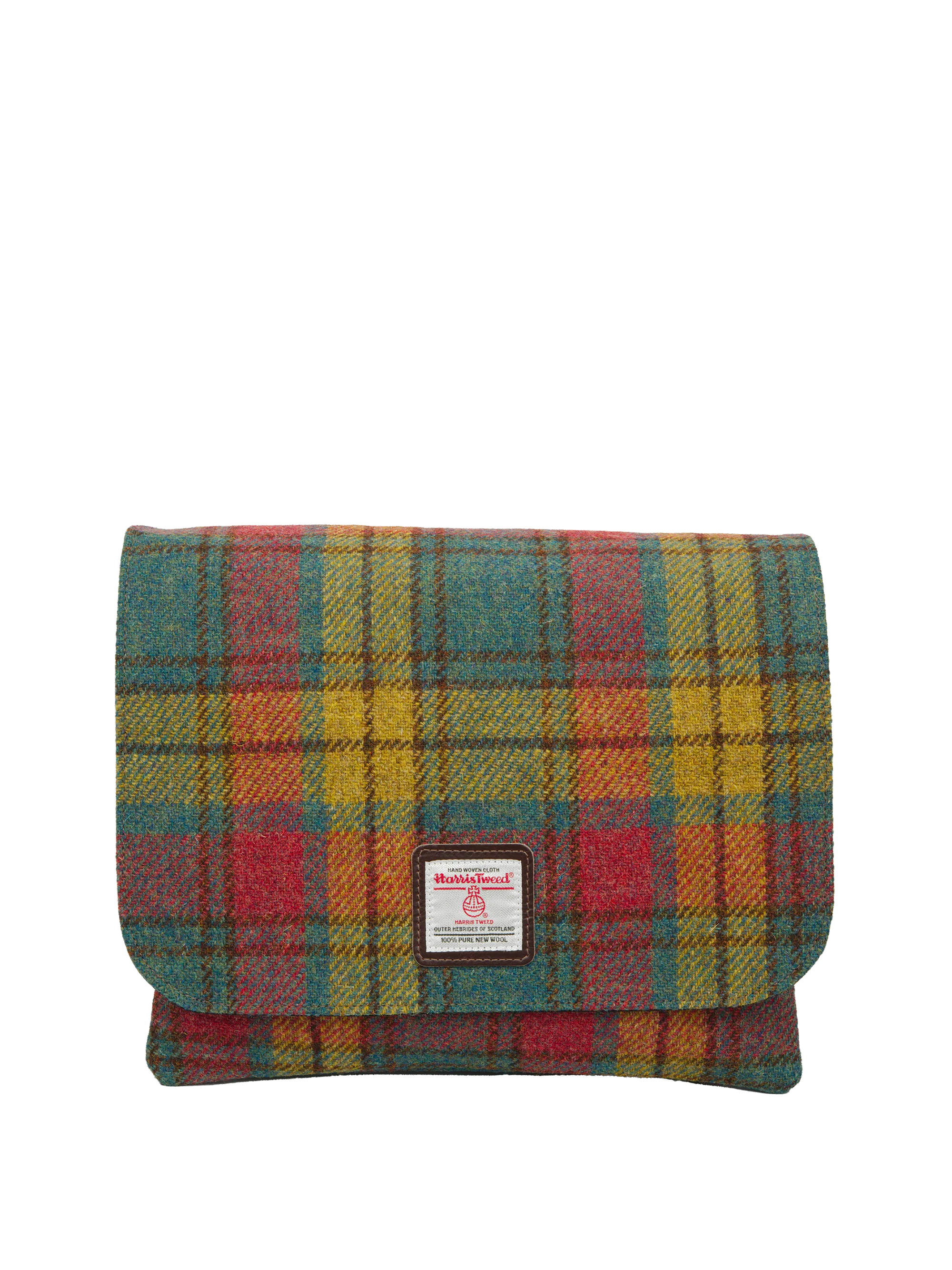 Harris Tweed Scalpay Bag - A0194 (Brown Leather) - Image 3