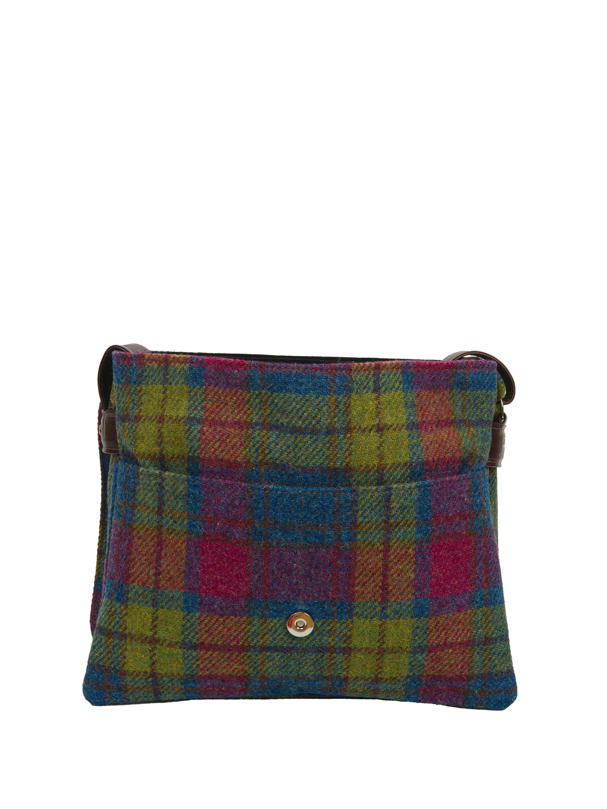 Harris Tweed Scalpay Bag - A0195 (Brown Leather) - Image 2