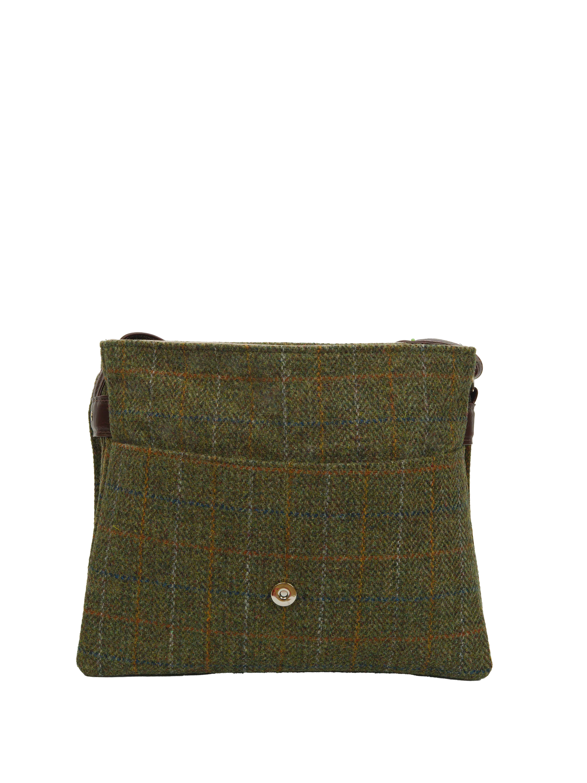 Harris Tweed Scalpay Bag - HB103 (Brown Leather) - Image 2