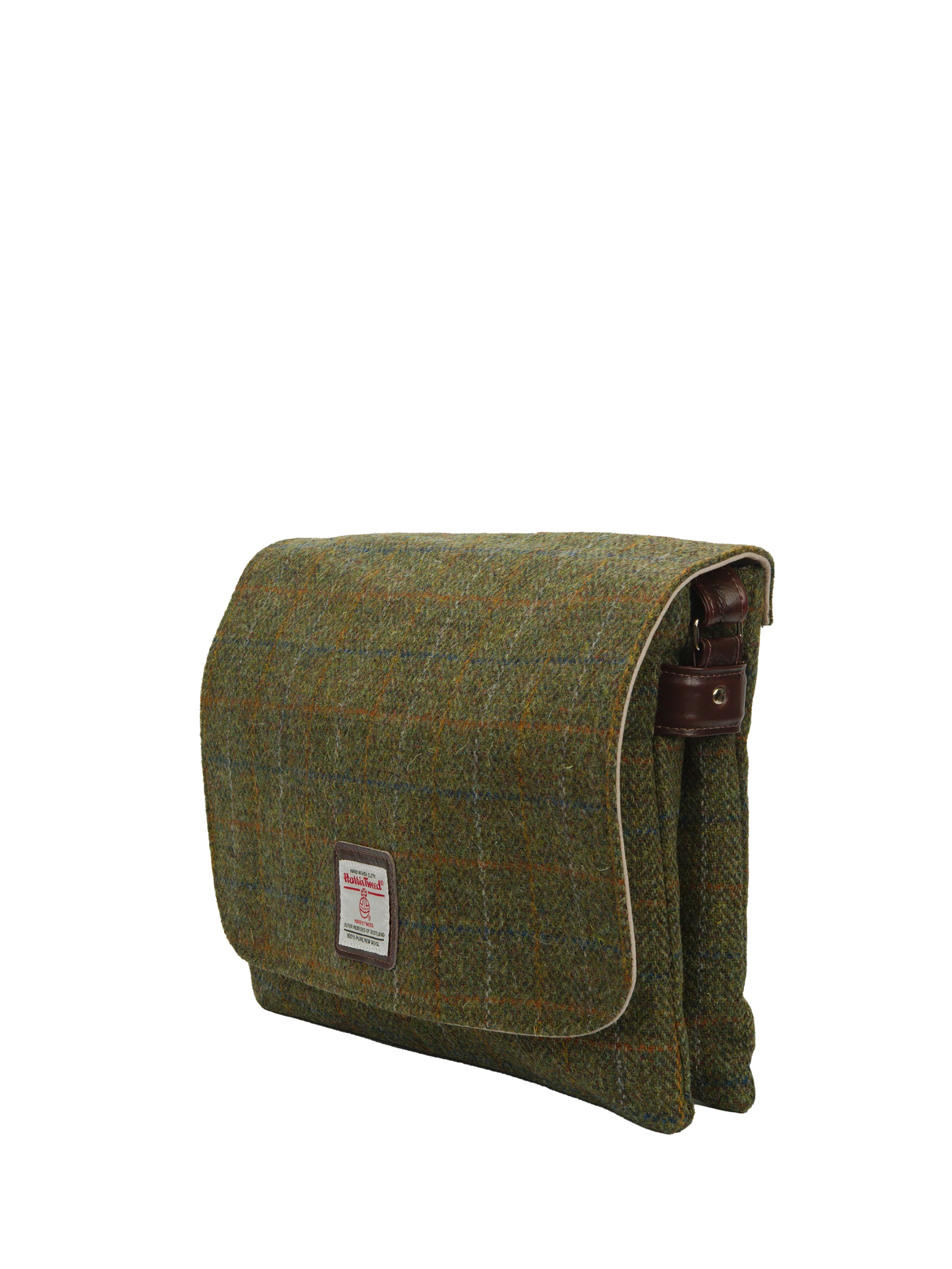 Harris Tweed Scalpay Bag - HB103 (Brown Leather) - Image 4