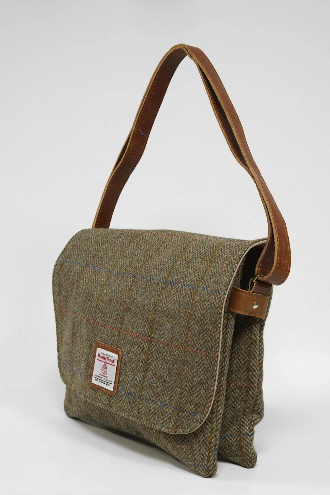 Harris Tweed Scalpay Bag - HB55 (Tan Leather) - Image 3