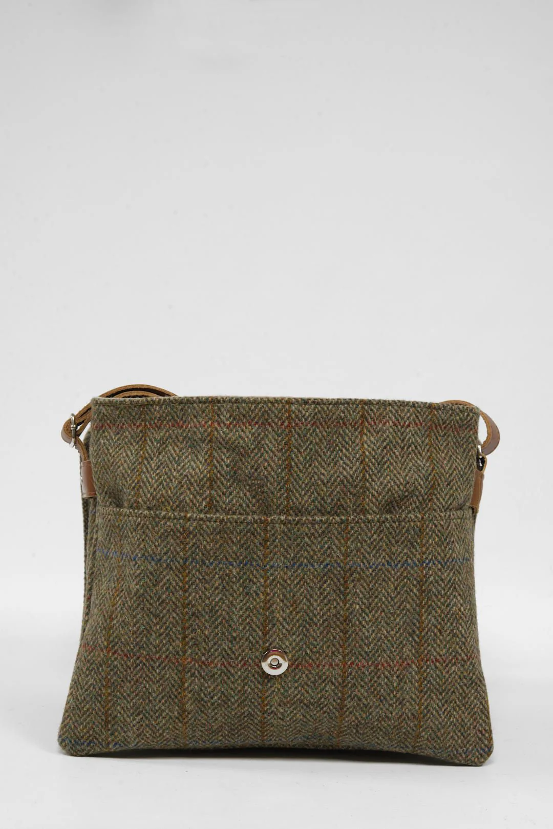 Harris Tweed Scalpay Bag - HB55 (Tan Leather) - Image 4