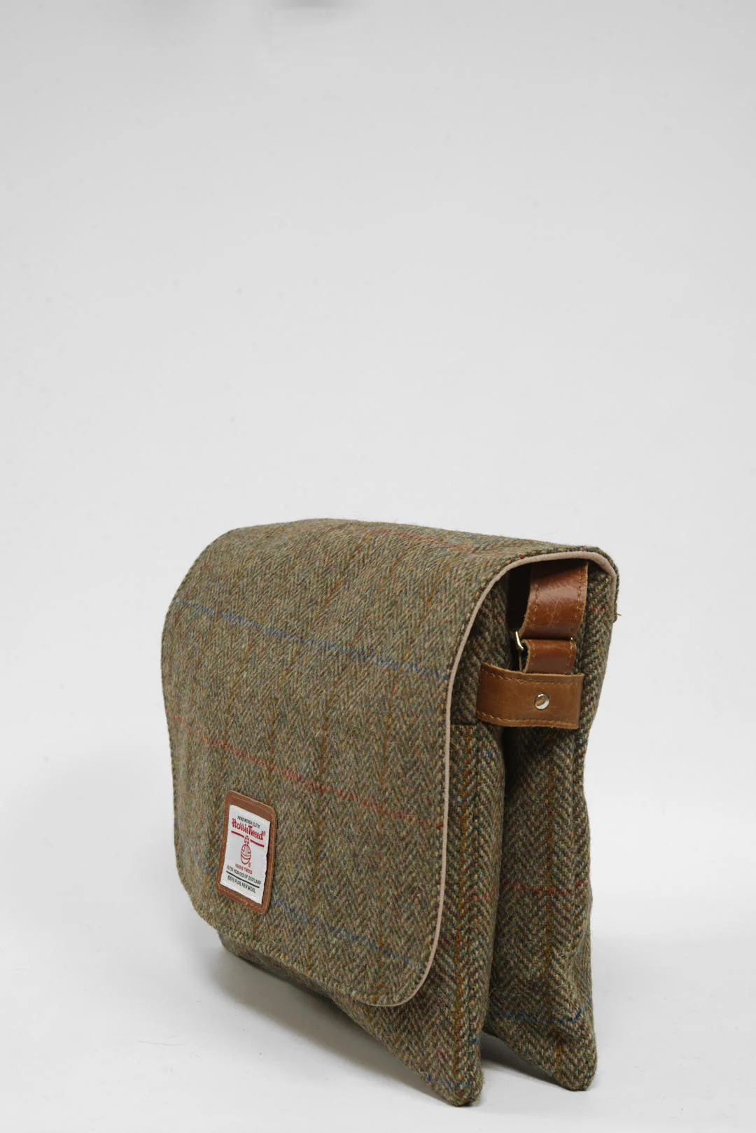 Harris Tweed Scalpay Bag - HB55 (Tan Leather) - Image 6