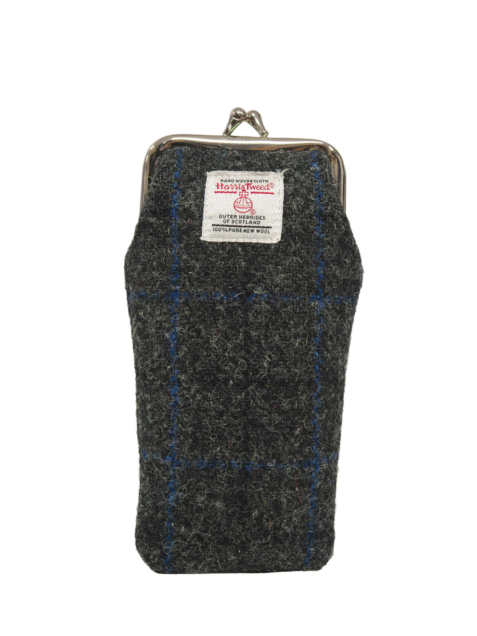 Harris Tweed Spectacle Case - GreyWindowpane