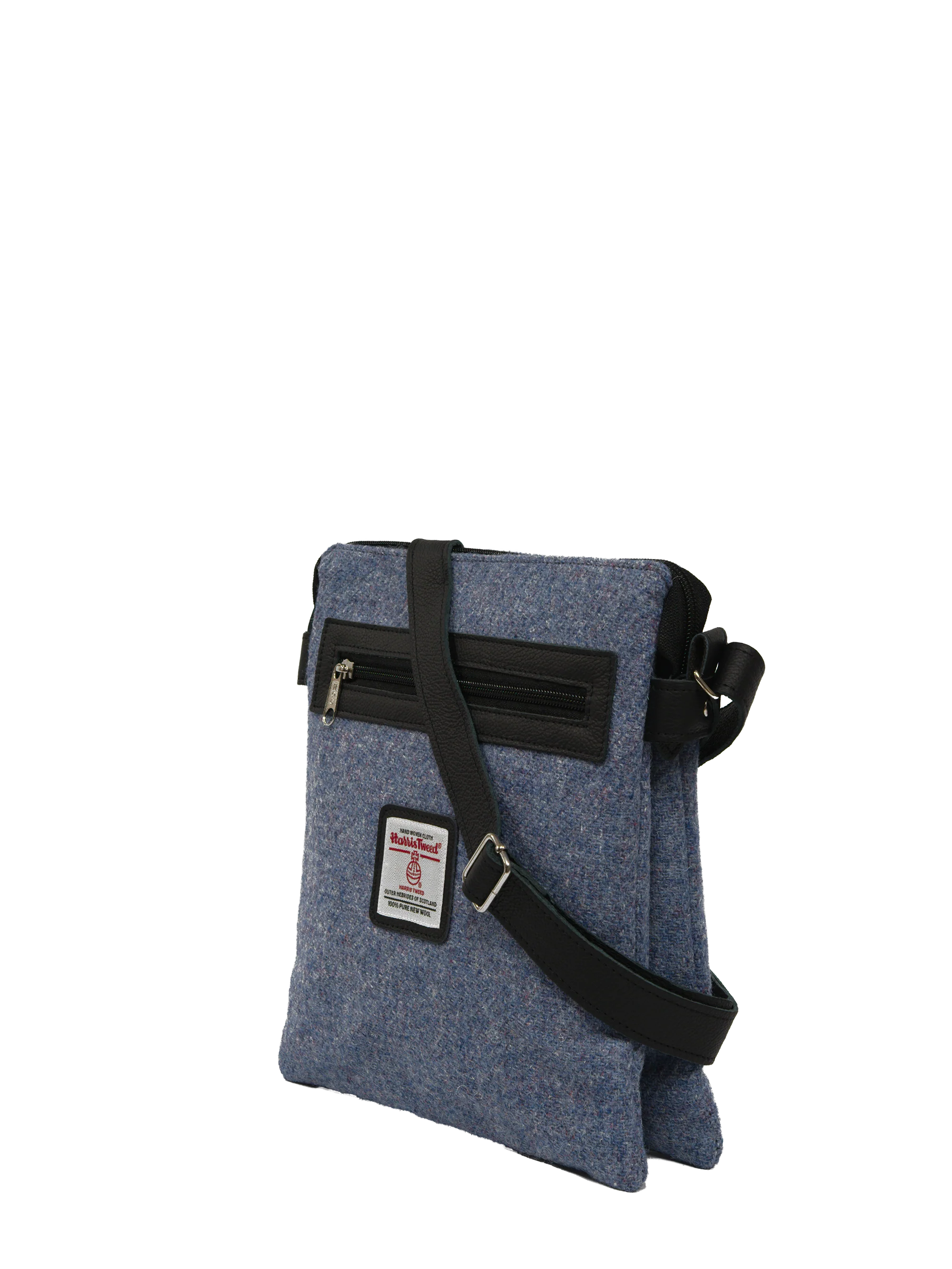 Harris Tweed St Clements Bag - 228 (Black Leather) - Image 2